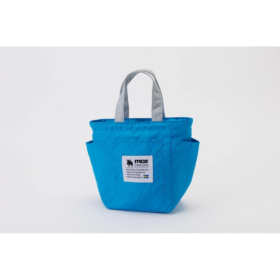 moz モズ ランチバッグ 保冷 通販 Kurbits ランチトート サブバッグ ランチバック ミニトート トート トートバッグ トートバック レディース ナイロン はっ水 撥水 ポケット かわいい お出かけ 北欧雑貨 ブランド 弁当 お弁当 弁当箱 ダスティブルー ・