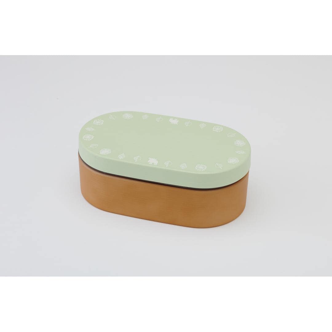 moz ランチボックス モズ 通販 日本製 弁当箱 小判型弁当箱 お弁当箱 1段 一段 女子 大人 おしゃれ 中ふたを外して 電子レンジ対応 中ふた以外 食洗機対応 女性 女の子 北欧 Nyttliv 木目調 お弁当グッズ 大人用弁当箱 キッチン用品 ピスタチオ ・