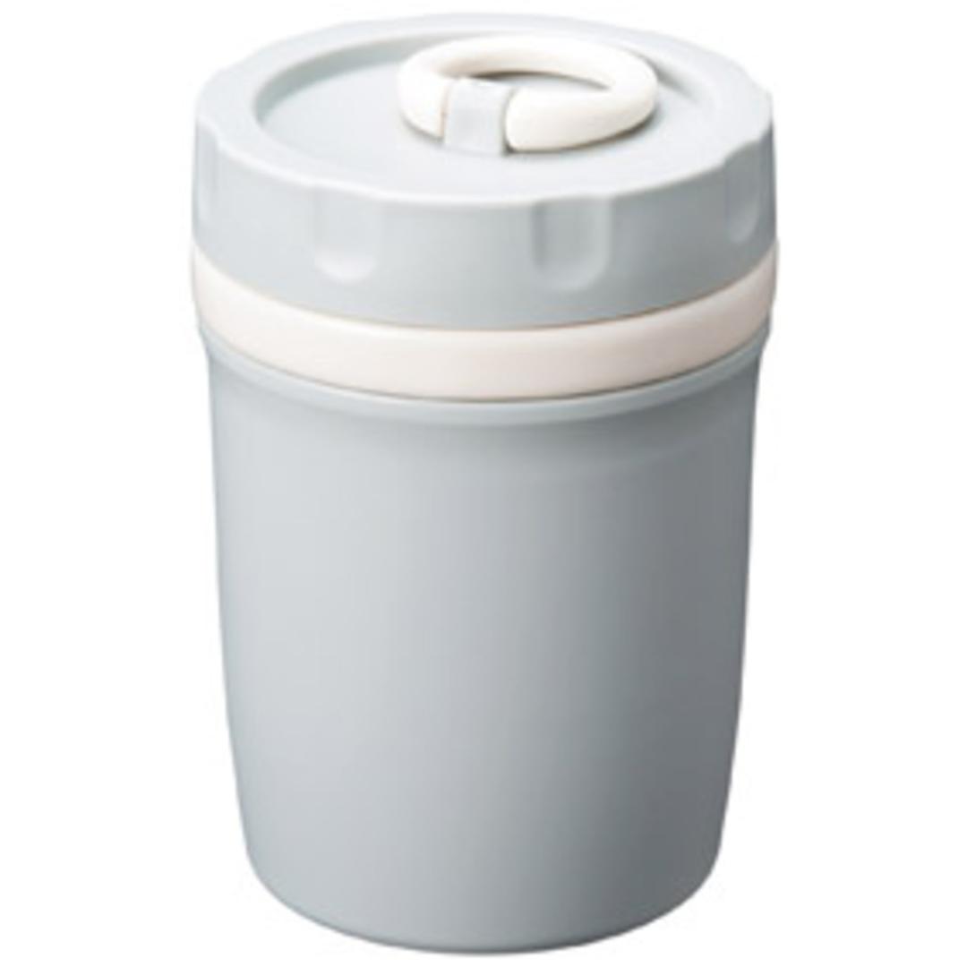 スープジャー 300ml 通販 二重構造 アクティブフードポット フードポット 小 スープポット フードジャー ランチジャー お弁当 電子レンジ キッチン用品 台所用品 おしゃれ シンプル ピクニック 日用品 プチギフト グレー ・