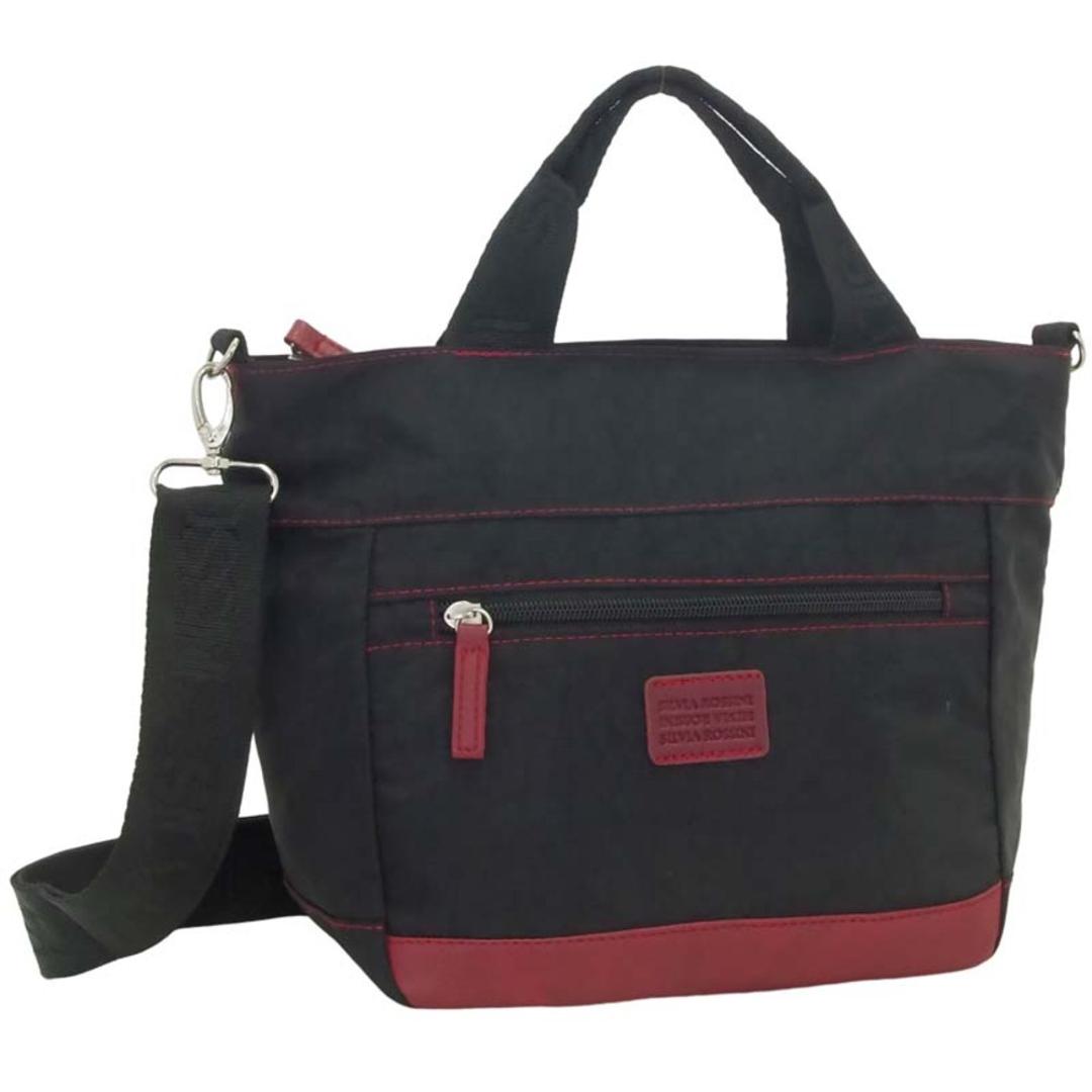 ショルダーバッグ レディース 通販 ショルダーバック 斜めがけ 大人 手提げ 2WAYバッグ 肩掛けバッグ 肩掛けカバン トートバッグ 斜め掛け ななめ掛け 軽量 多機能 かばん 鞄 ADEL アデル バッグ バック おしゃれ オシャレ かわいい 可愛い 旅行 ブラックxレッド ・