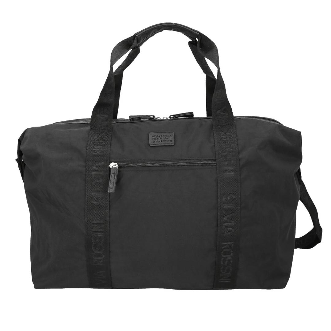 ADEL アデル ボストンバッグ 通販 キャリーオンバッグ 大容量 2WAY 軽量 キャリーオン ショルダー ショルダーバッグ 肩掛け 紐付き 無地 シンプル 底鋲付き ナイロン おしゃれ 旅行 ブラックブラック ・