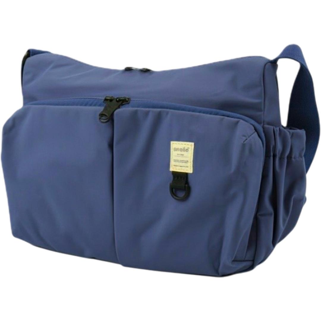 アネロ anello ショルダーバッグ AGB5006 通販 ショルダーバック 斜めがけバッグ レディース 大人 メンズ 通勤 サブバッグ 小さめ A5 軽量 軽い 撥水 旅行 おしゃれ ポケット 多い アウトドア NEW STANDARD レディースバッグ NPU.ネイビーパープル ・