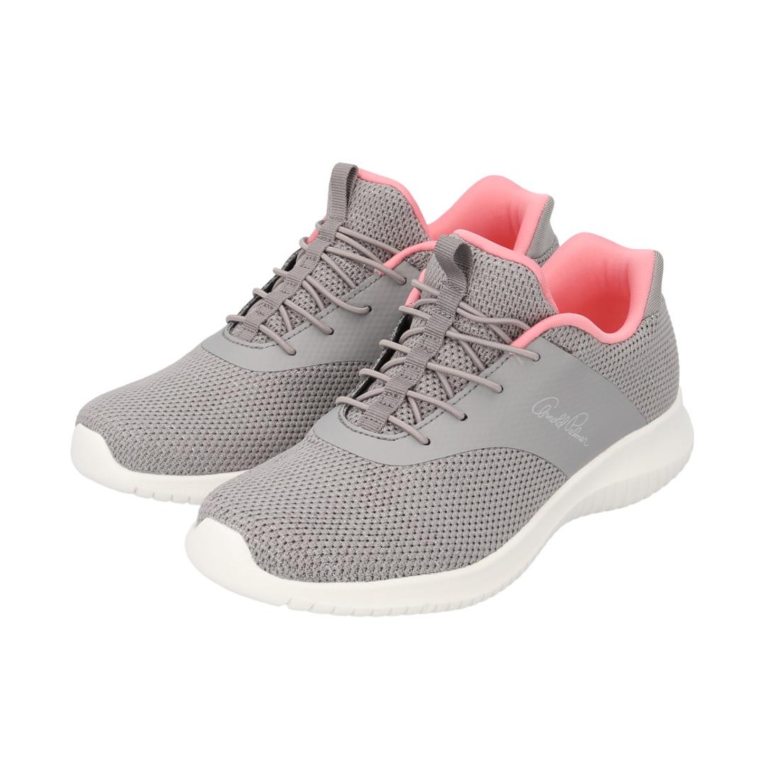 アーノルドパーマー スニーカー Arnold Palmer AL1203 通販 ゴム紐 脱ぎ履きしやすい靴 レディース 運動靴 通勤 通学 軽量 軽い 履きやすい Slide Fit スライドフィット 女性 女子 シンプル おしゃれ ローカット レディース靴 グレー 22.5cm