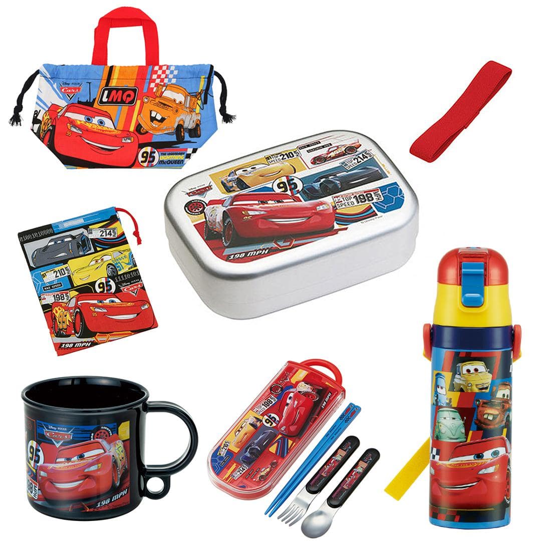 お弁当箱 セット 子供 通販 弁当箱セット 入園準備 ランチボックス プラコップ 箸 弁当箱 トリオセット カトラリー ステンレスボトル 水筒 プラコップ お弁当 ランチグッズ 弁当 食洗機対応 遠足 アルミ弁当 キャラクター カーズ20 ・