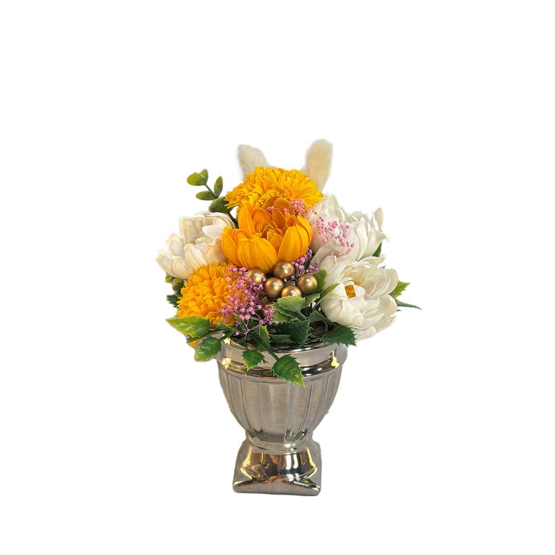 プリザーブドフラワー 仏花 お供え 通販 プリザードフラワー仏壇 ブリザードフラワー 仏壇用 ブリザーブドフラワー フラワーアレンジメント ソメイユ ペジーブル お供え花 ぶりざーぶどふらわー 仏壇 花 仏前 供養 お盆 お彼岸 命日 長持ち おしゃれ イエロー ・