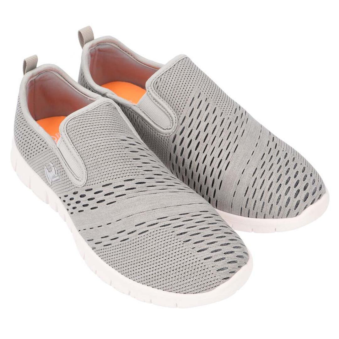 アーノルドパーマー スリッポン Arnold Palmer AN0902 通販 スニーカー レディース 紐なしスニーカー 軽量 軽い 紐なし ひもなし メッシュ 蒸れにくい 履きやすい 歩きやすい 疲れにくい 通学 低反発 衝撃吸収 ウォーキング フィットネス スポーツ 靴 シューズ レディース靴 グレー 【即日発送】22.5cm