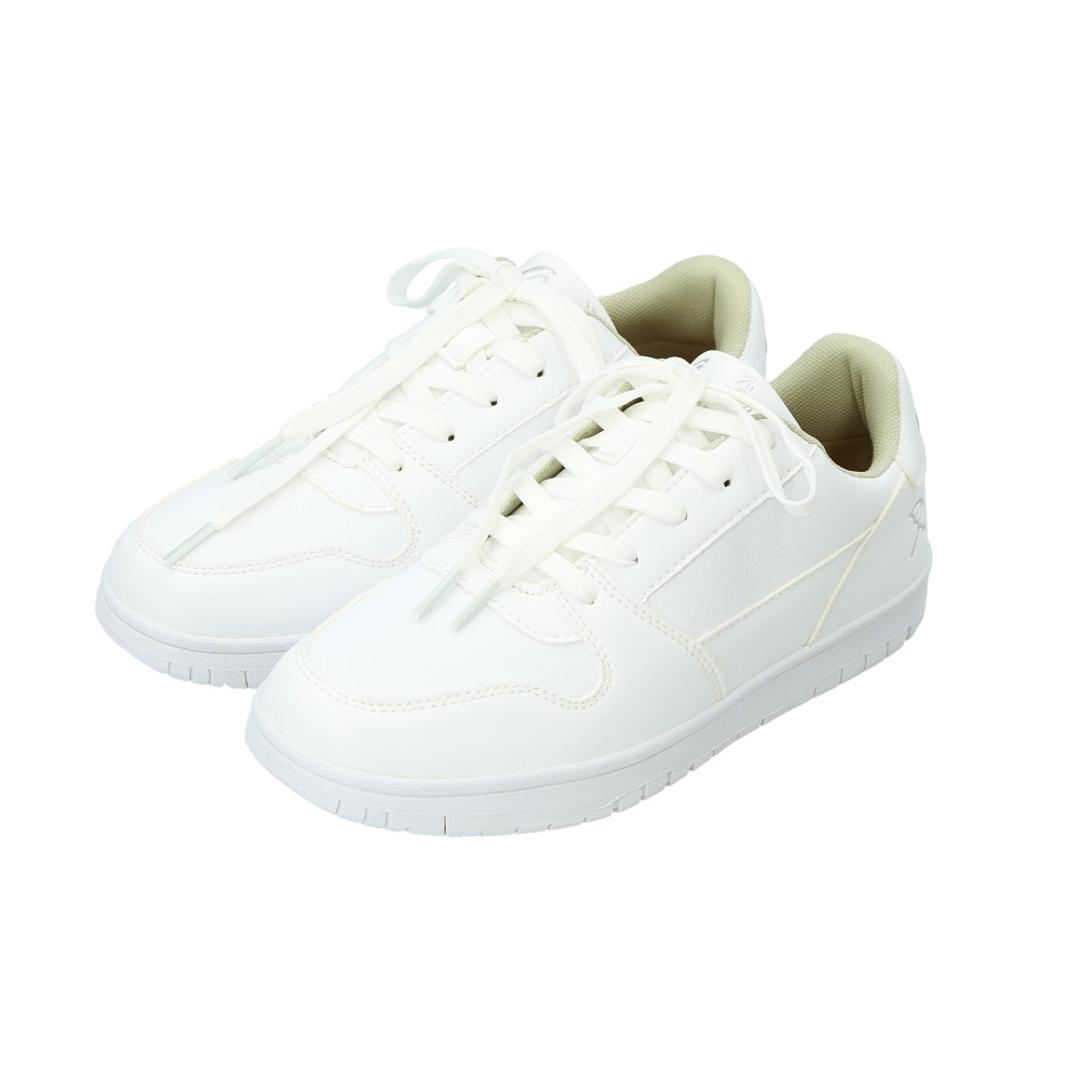 Arnold Palmer アーノルドパーマー スニーカー レディース 通販 ローカット レイン 紐靴 レディースシューズ レディース靴 婦人靴 運動靴 シューズ カジュアル ブランド 靴 おしゃれ 女性用 PU ホワイト 【即日発送】22.5cm