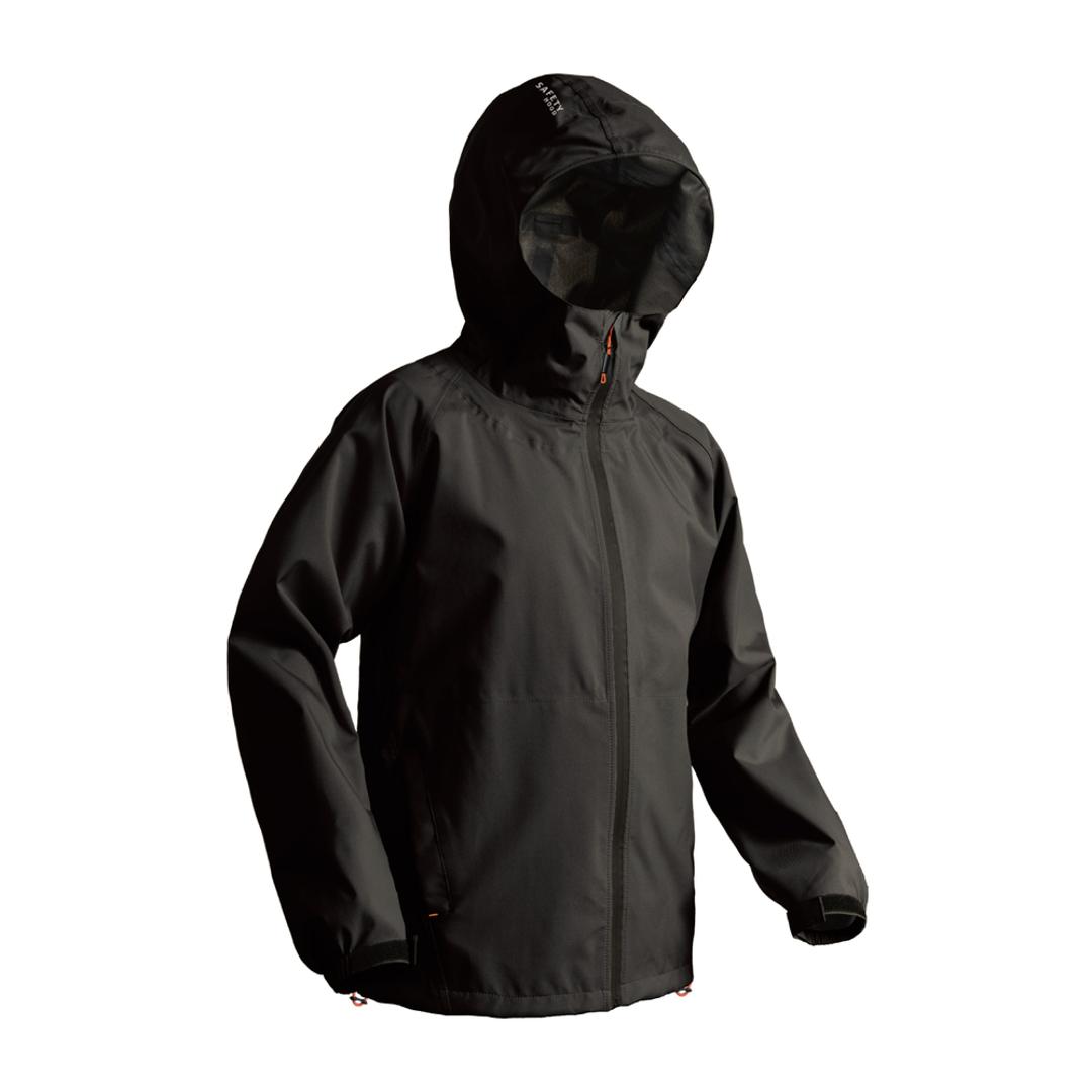 Makku マック レイン ジャケットAS-990 通販 レインジャケット 雨具 レインウェア レインウエア 雨合羽 合羽 カッパ スリーレイヤーシェル 雨対策 無地 シンプル メンズ レディース 男女兼用 ユニセックス アウトドア 釣り ブラック Mサイズ