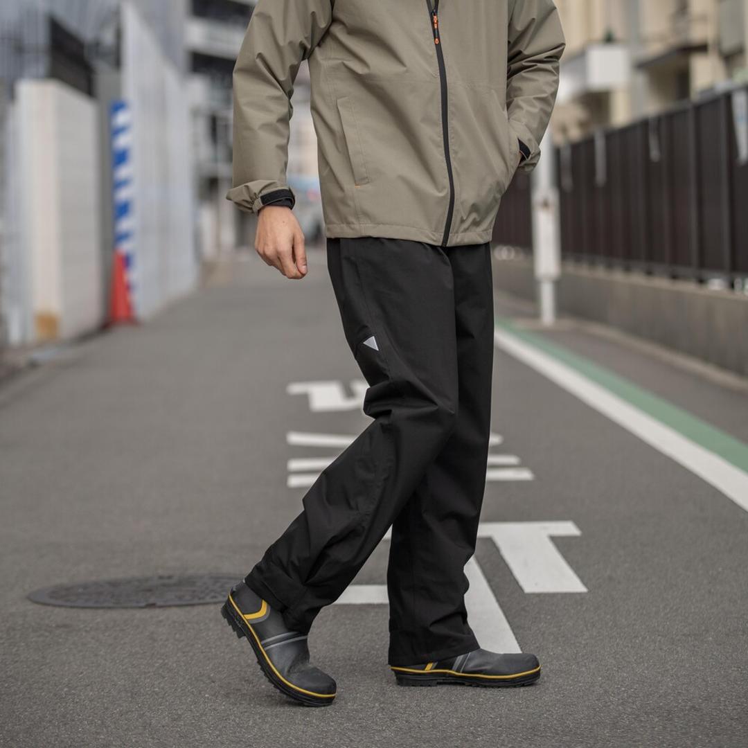 Makku マック レイン パンツ AS-995 通販 レインパンツ 雨具 レインウェア レインウエア 雨合羽 合羽 カッパ スリーレイヤーシェル 雨対策 無地 シンプル メンズ レディース 男女兼用 ユニセックス アウトドア 釣り ブラック Mサイズ