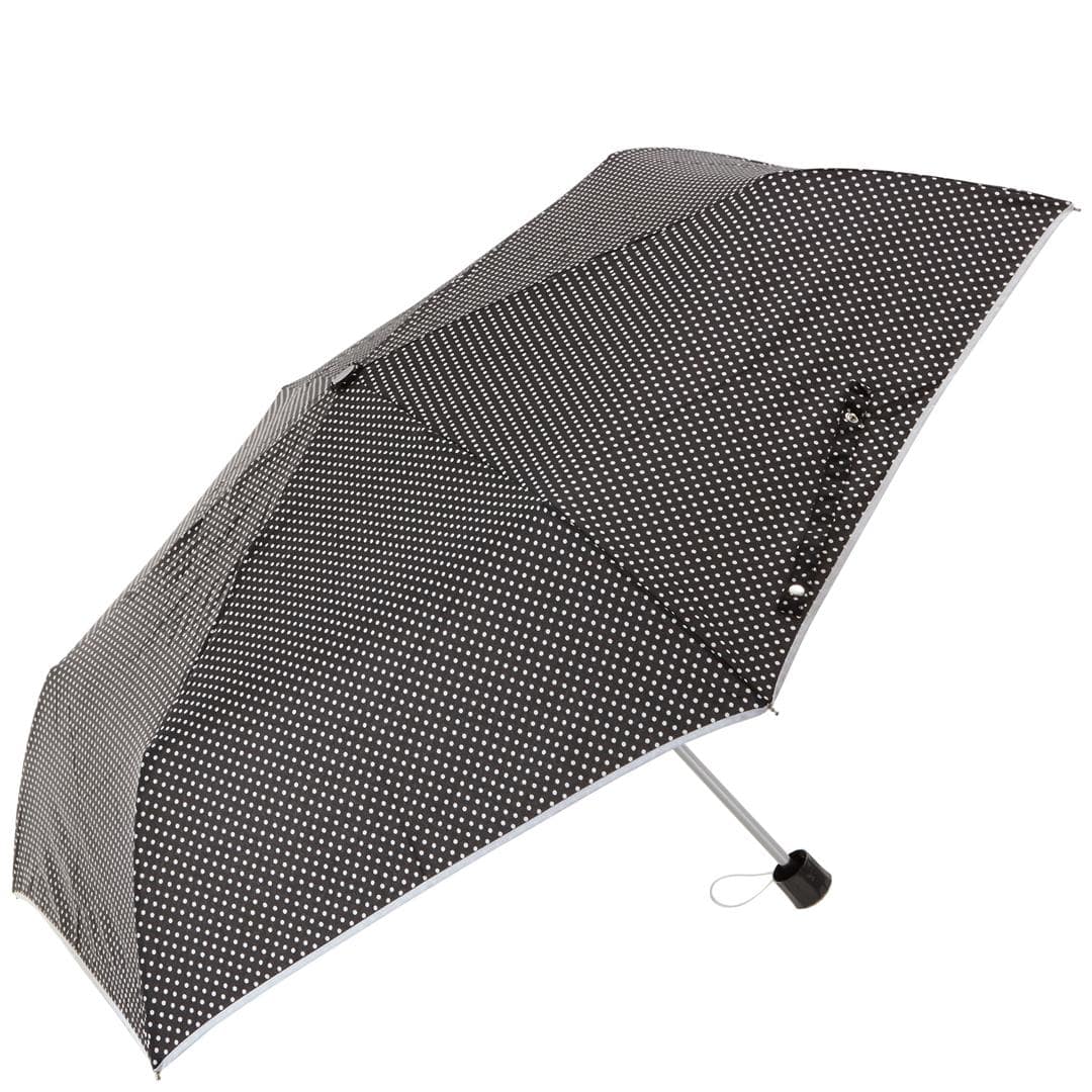 折りたたみ傘 55cm ATTAIN アテイン 通販 折り畳み傘 55センチ レディース メンズ 軽い 軽量 手開き 6本骨 安全ろくろ シンプル おしゃれ カラフル かわいい 女性 男性 三つ折り 3段折り ストライプ 縞々 しましま 5177.black ・