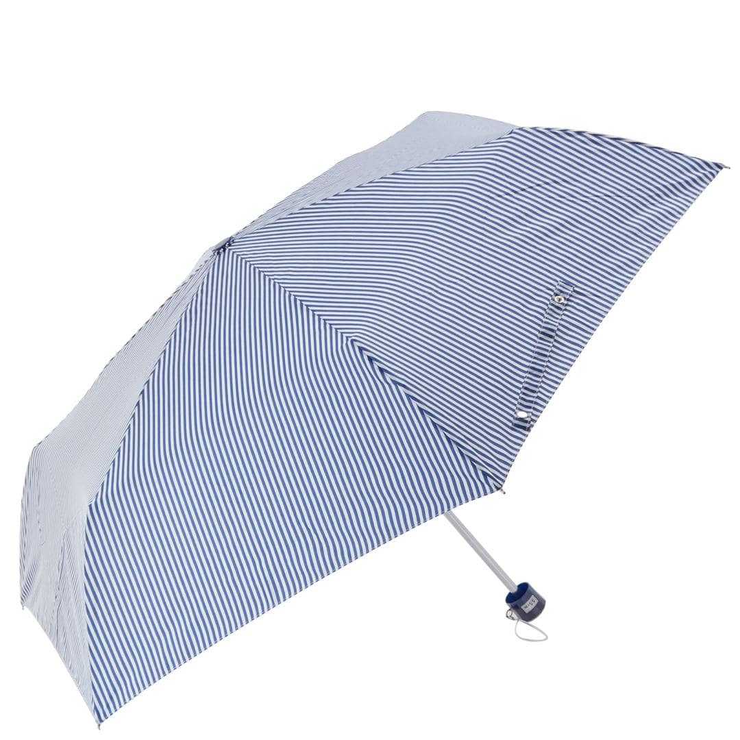 折りたたみ傘 55cm ATTAIN アテイン 通販 折り畳み傘 55センチ レディース メンズ 軽い 軽量 手開き 6本骨 安全ろくろ シンプル おしゃれ カラフル かわいい 女性 男性 三つ折り 3段折り ストライプ 縞々 しましま 5178.navy ・