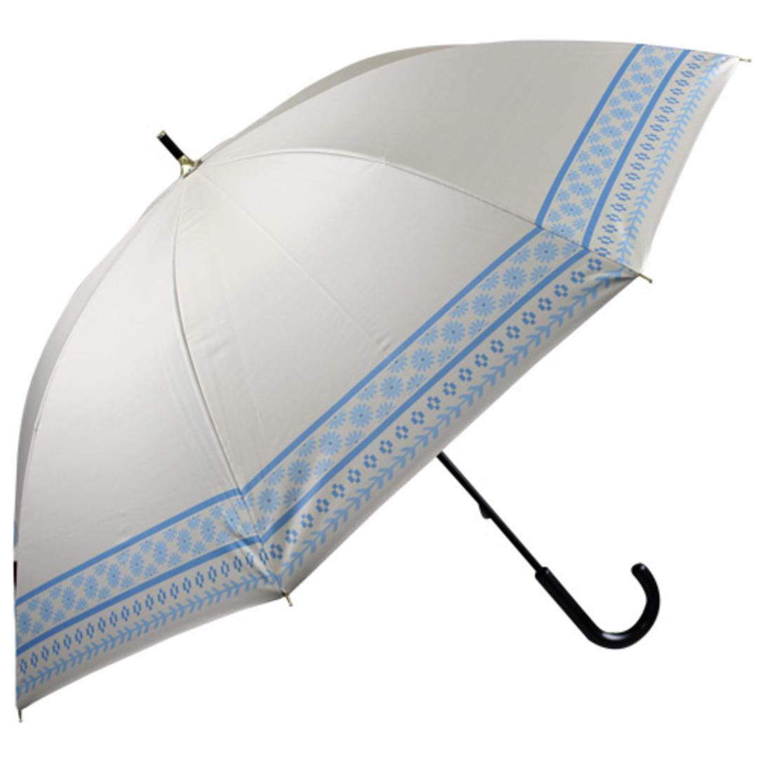 傘 レディース 大人 通販 長傘 47cm 晴雨兼用 かさ カサ 雨傘 日傘 一級遮光 UVカット99% 手開き 晴雨兼用傘 ブラックコーティング傘 UPF50+ おしゃれ かわいい ブランド ATTAIN アテイン オシャレ 可愛い レイングッズ 雨の日 6638オフ白 ・