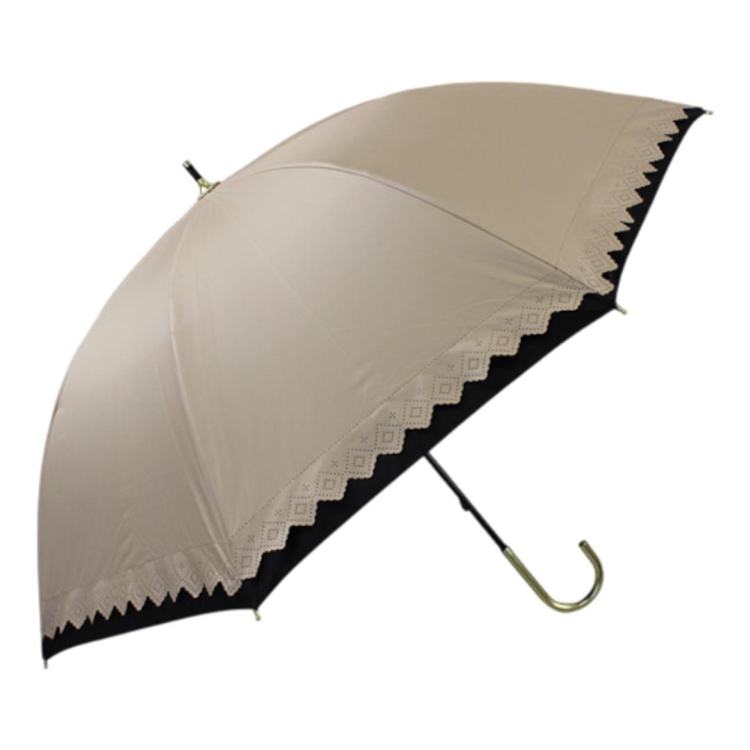 晴雨兼用傘 長傘 遮熱 レディース 通販 傘 晴雨兼用 一級遮光 日傘 雨傘 かさ カサ 50cm 50センチ 手開き 6本骨 女性 女性用 女子 遮光 UVカット UPF50+ シンプル 無地 おしゃれ かわいい オシャレ 可愛い 大人 通勤 通学 アテイン 6710ベージュ ・