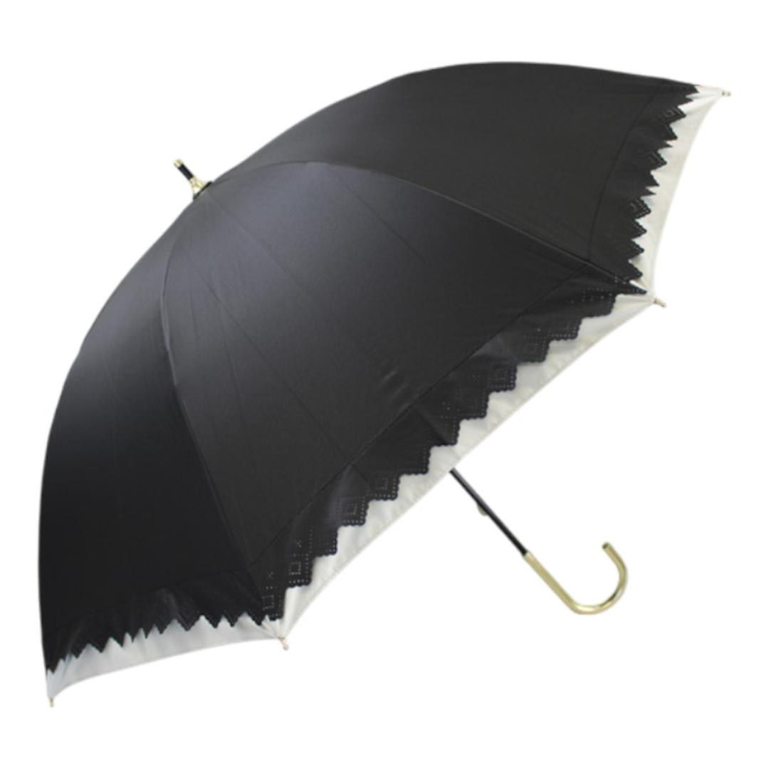 晴雨兼用傘 長傘 遮熱 レディース 通販 傘 晴雨兼用 一級遮光 日傘 雨傘 かさ カサ 50cm 50センチ 手開き 6本骨 女性 女性用 女子 遮光 UVカット UPF50+ シンプル 無地 おしゃれ かわいい オシャレ 可愛い 大人 通勤 通学 アテイン 6710ブラック ・