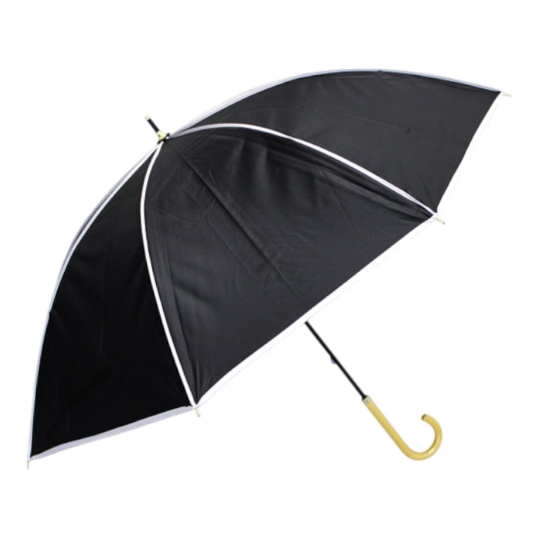晴雨兼用傘 長傘 遮熱 レディース 通販 傘 晴雨兼用 一級遮光 日傘 雨傘 かさ カサ 55cm 55センチ 手開き 6本骨 女性 女性用 女子 遮光 UVカット UPF50+ シンプル 無地 おしゃれ かわいい オシャレ 可愛い 大人 通勤 通学 アテイン 6719ブラック ・