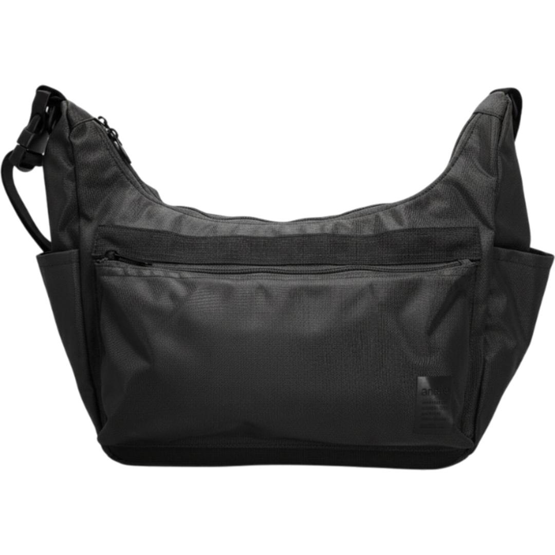 アネロ anello ショルダーバッグ ATH3772 通販 ショルダーバック 斜めがけバッグ マザーズバッグ レディース メンズ 大きめ 大容量 通勤 通学 A4 旅行 撥水 おしゃれ きれいめ シンプル ポケット 多い SHARE レディースバッグ BK.ブラック ・