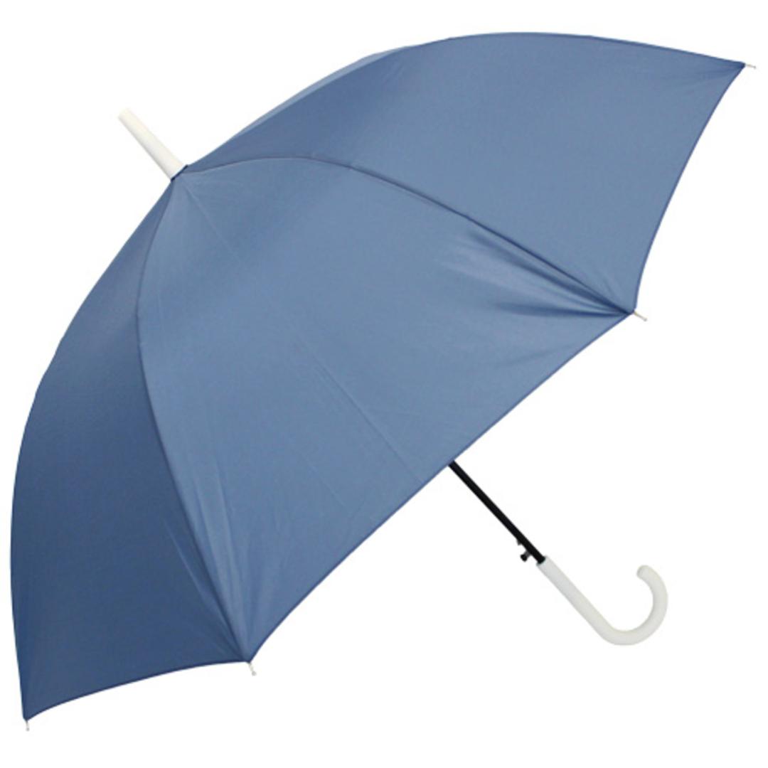 ジャンプ傘 レディース 60cm 通販 ジャンプ 傘 長傘 雨傘 かさ カサ ワンタッチ 大きめ シンプル 無地 おしゃれ かわいい オシャレ 可愛い グラスファイバー くすみカラー 通勤 通学 女性用 女性 60センチ アテイン 2122 レディース雨傘 ネイビー ・
