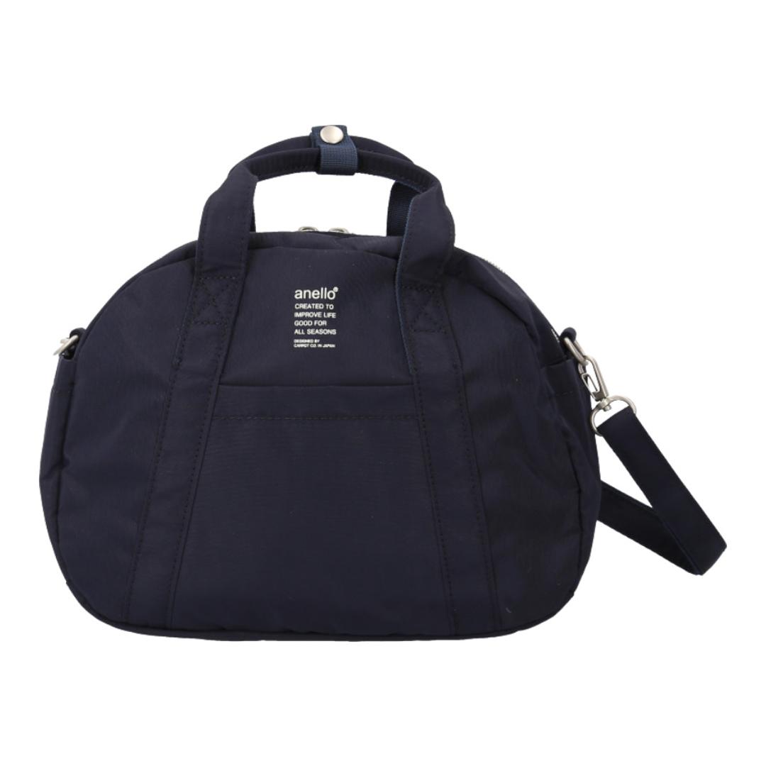 アネロ ショルダーバッグ anello ATM0963 通販 ショルダーバック 斜めがけバッグ ミニボストンバッグ レディース 小さめ メンズ 斜めがけ 大人 軽量 軽い ナイロン 撥水 ファスナー付き かわいい シンプル 旅行 PARADE レディースバッグ NV.ネイビー ・