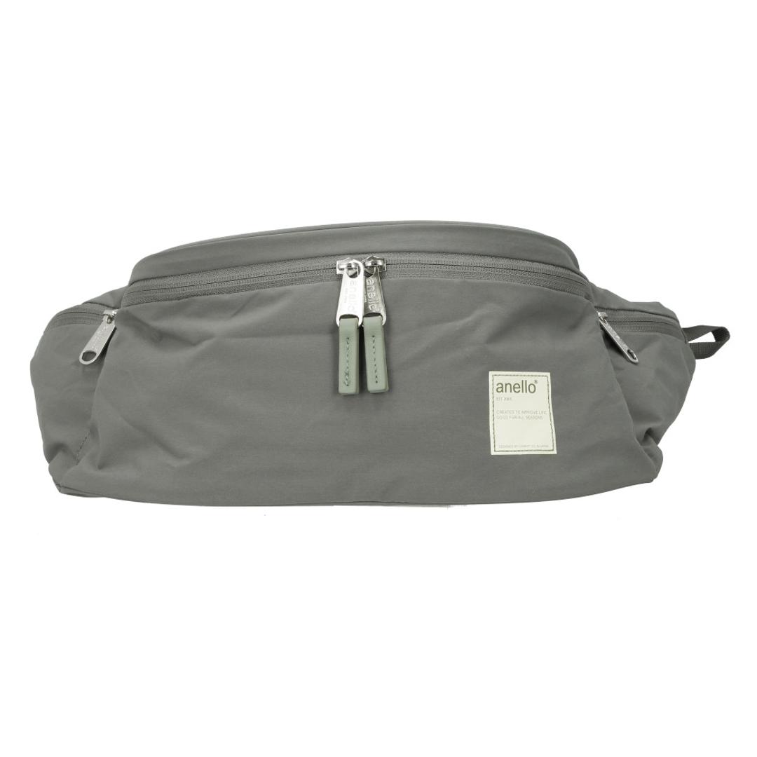 アネロ anello ボディバッグ ATS0654 通販 ウエストバッグ ウエストポーチ レディース メンズ 撥水 はっ水 斜めがけバッグ CIRCLE サークル カジュアル 無地 シンプル 斜め掛け おしゃれ ブランド バッグ バック 鞄 ギフト GY.グレー ・