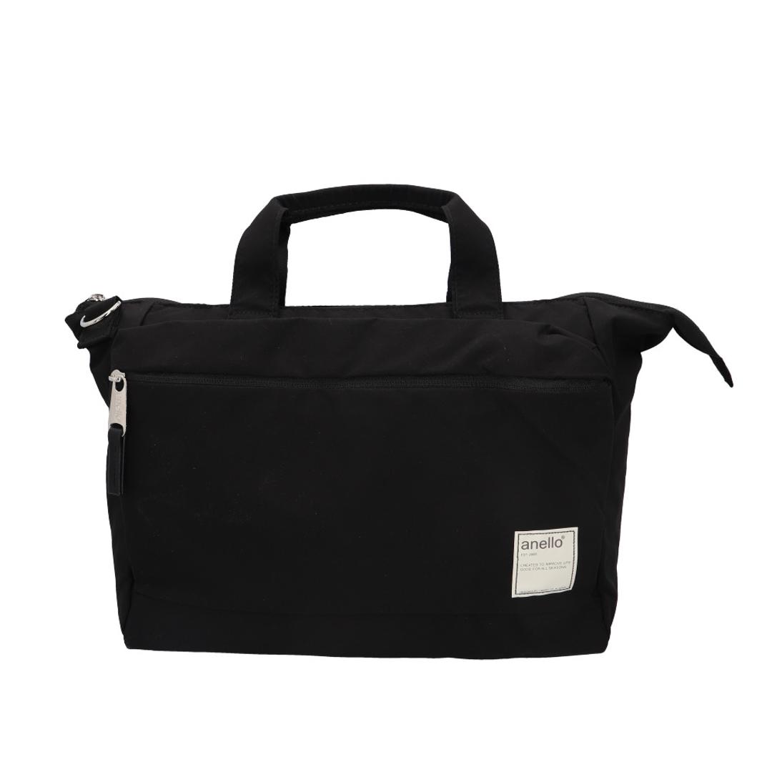 トートバッグ アネロ anello ATS0657 通販 ショルダーバッグ マザーズバッグ 2wayトートバッグ トートバック 斜めがけバッグ 肩掛け ファスナー付き レディース メンズ A4 通勤 通学 旅行 大きめ 大容量 撥水 軽量 軽い CIRCLE BK.ブラック ・