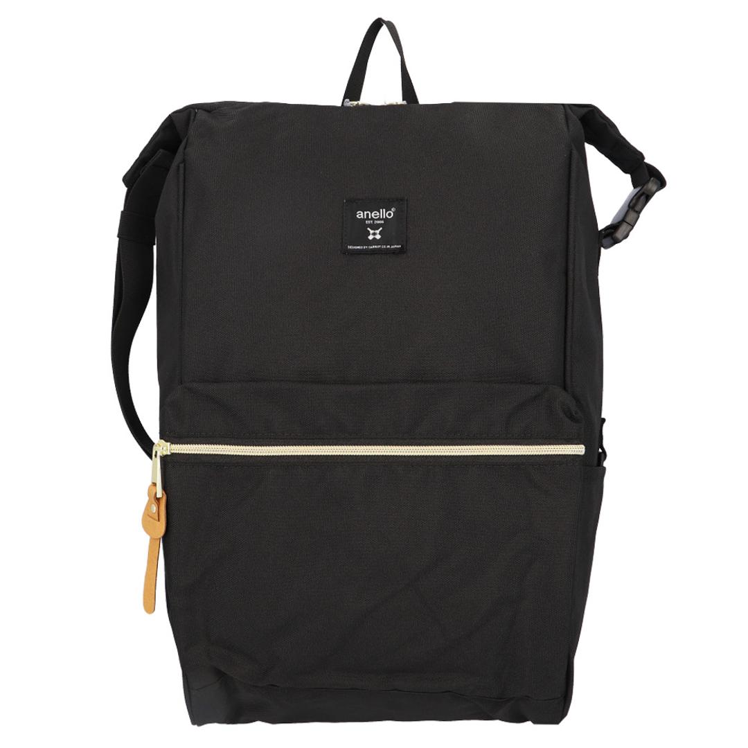 アネロ リュック anello ATS0766R 通販 レディース メンズ 通学 通勤 A4 PC収納 おしゃれ シンプル 無地 軽量 軽い 撥水 はっ水 2way トート 肩掛け 背面ファスナー 大人 かわいい 可愛い マザーズバッグ ママリュック 子育て 育児 子連れ おでかけ 男女兼用 ユニセックス BK.ブラック ・