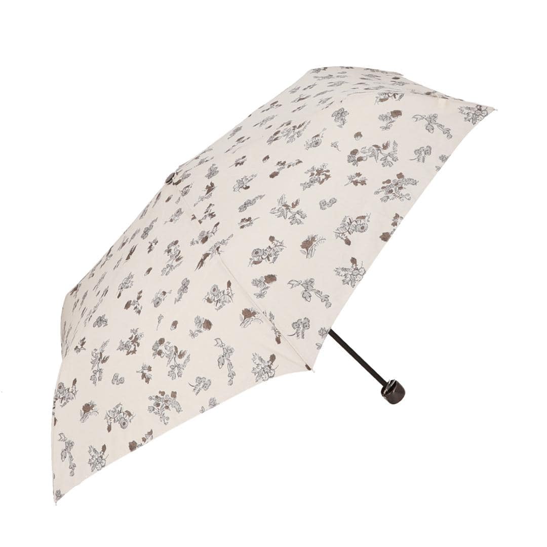 折りたたみ傘 レディース 通販 おしゃれ 折り畳み傘 55cm 雨傘 ブランド コンパクト ミニ傘 6本骨 かわいい 軽量 婦人傘 母の日プレゼント 傘 ギフト かさ カサ レイングッズ 小花/95ミディアムグレー ・