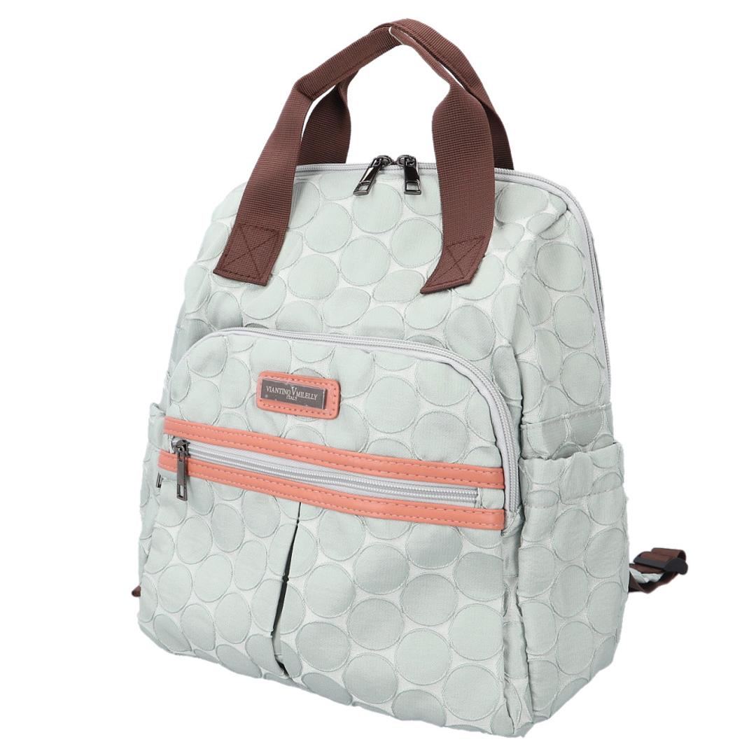 シニア リュック レディース 通販 リュックサック おしゃれ デイパック レディースリュック レディースバッグリュック バッグ バック 軽い 軽量 シニアリュックサック 持ち手 ポリエステル ファスナー かわいい 可愛い 70代 60代 祖母 高齢者 敬老の日 ブルー ・