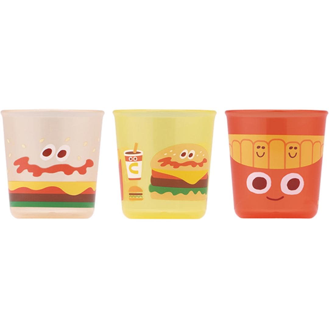 ベビー コップ 3個セット 通販 赤ちゃん食器 カップ 3個入り キッズ 子供 子ども 男の子 女の子 食洗機対応 抗菌 目盛り付き コップトレーニング スケーター SKATER BCUP1 ミニサイズ 薬液消毒可 幼稚園 保育園 食事 練習 かわいい 出産祝い バーガーコンクス ・