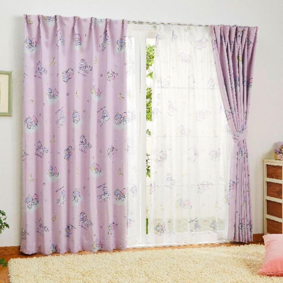 カーテン 2枚セット 通販 かわいい 可愛い 遮光 ディズニー おしゃれ 女の子 ラプンツェル 2枚組 遮光2級 100×135 幅100cm 丈135cm 子供部屋 プリンセス 大人 向け 洗える SB519Sキキララ ・