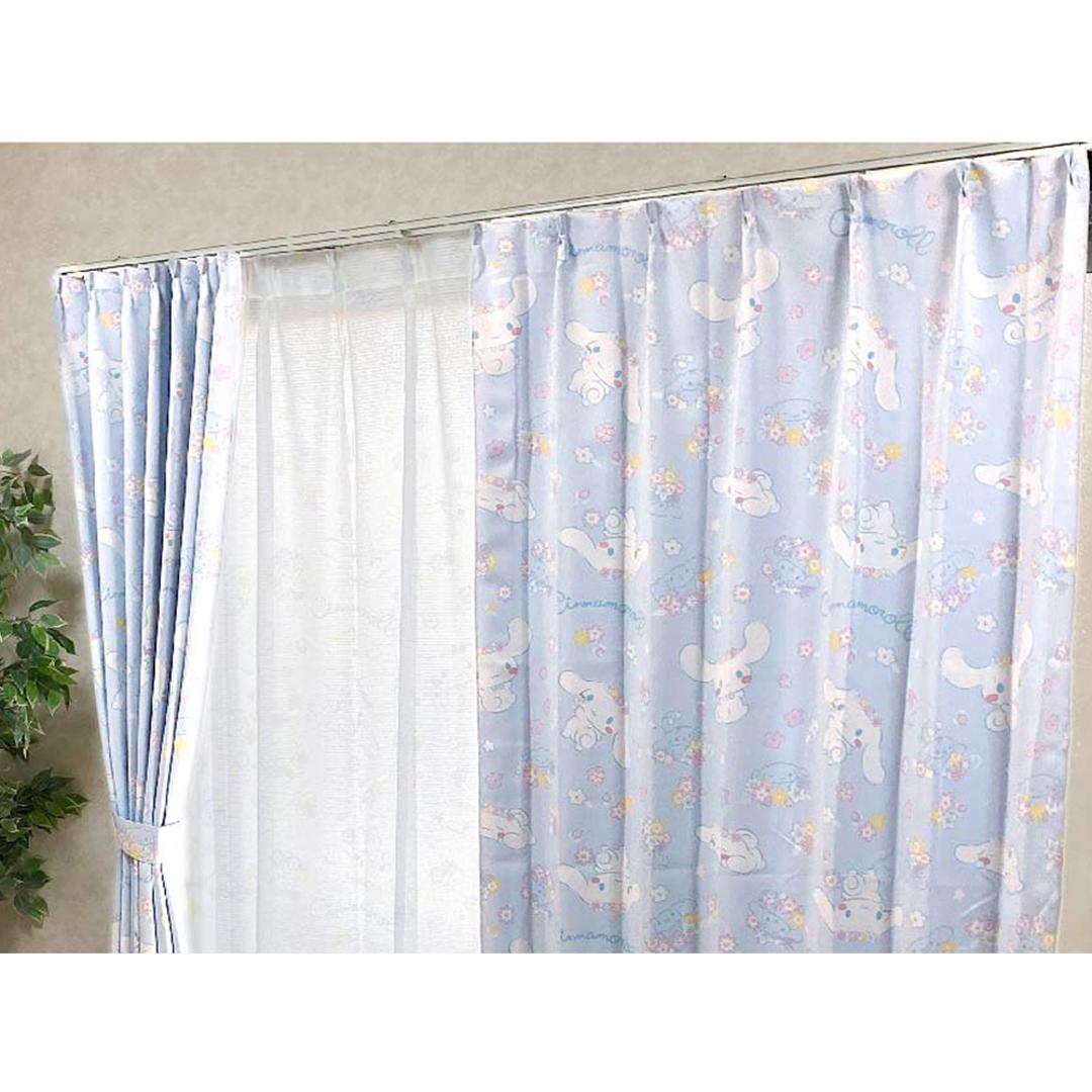 カーテン 2枚セット 通販 かわいい 可愛い 遮光 ディズニー おしゃれ 女の子 ラプンツェル 2枚組 遮光2級 100×135 幅100cm 丈135cm 子供部屋 プリンセス 大人 向け 洗える SB601Sシナモロール ・