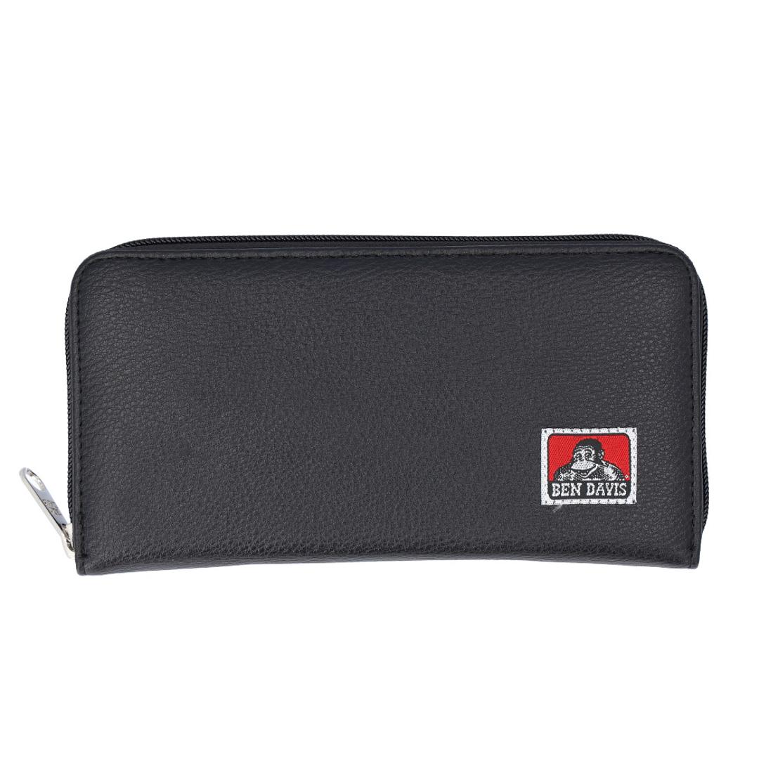 ベンデイビス 長財布 BEN DAVIS BDW-9194 通販 ブランド メンズ レディース おしゃれ 財布 サイフ ロングウォレット 長サイフ 大容量 LONG WALLET ラウンドファスナー カジュアル 小銭入れ 高校生 大学生 女子 女の子 男子 男の子 BLACK/S ・