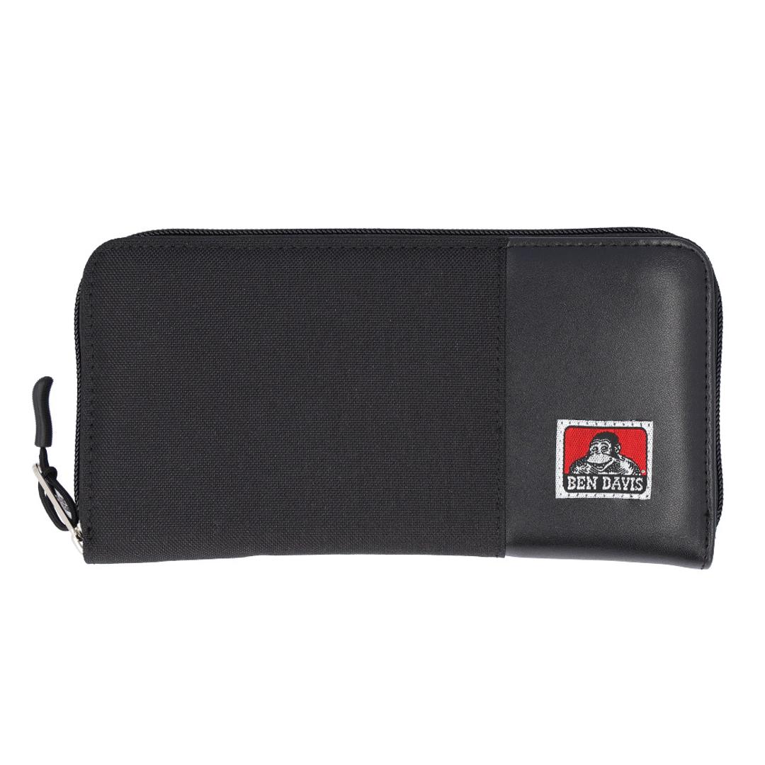 ベンデイビス 長財布 BEN DAVIS BDW-9194 通販 ブランド メンズ レディース おしゃれ 財布 サイフ ロングウォレット 長サイフ 大容量 LONG WALLET ラウンドファスナー カジュアル 小銭入れ 高校生 大学生 女子 女の子 男子 男の子 BLACK/V2 ・