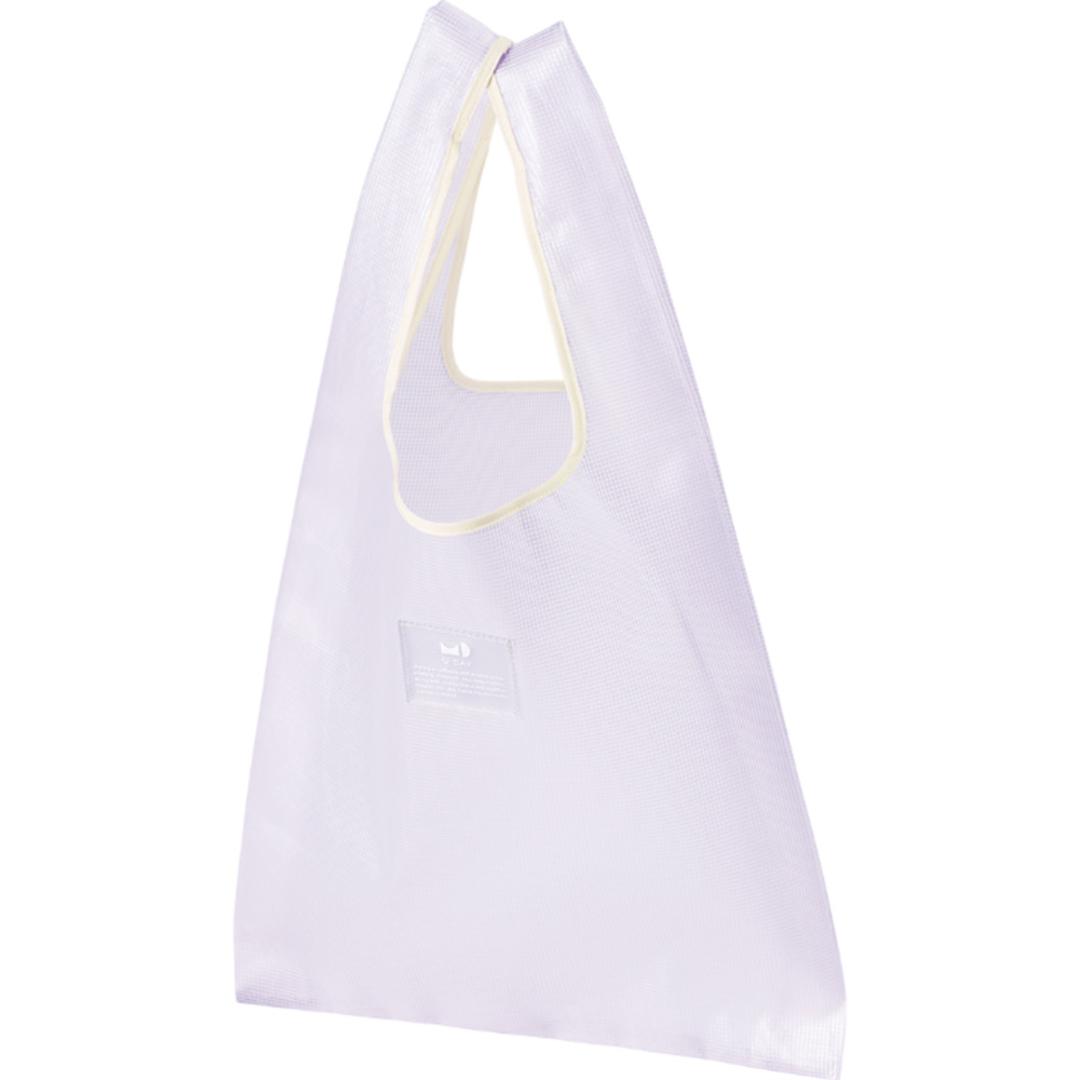 U-DAY エコバッグ D-659364 通販 トートバッグ エコ バッグ 買い物バッグ お買い物バッグ ショッピングバッグ レジ袋型 おしゃれ ビニール クリア エコバック 買い物バック ショッピングバック 小さめ コンパクト 撥水 買い物袋 男女兼用バッグ パープル ・