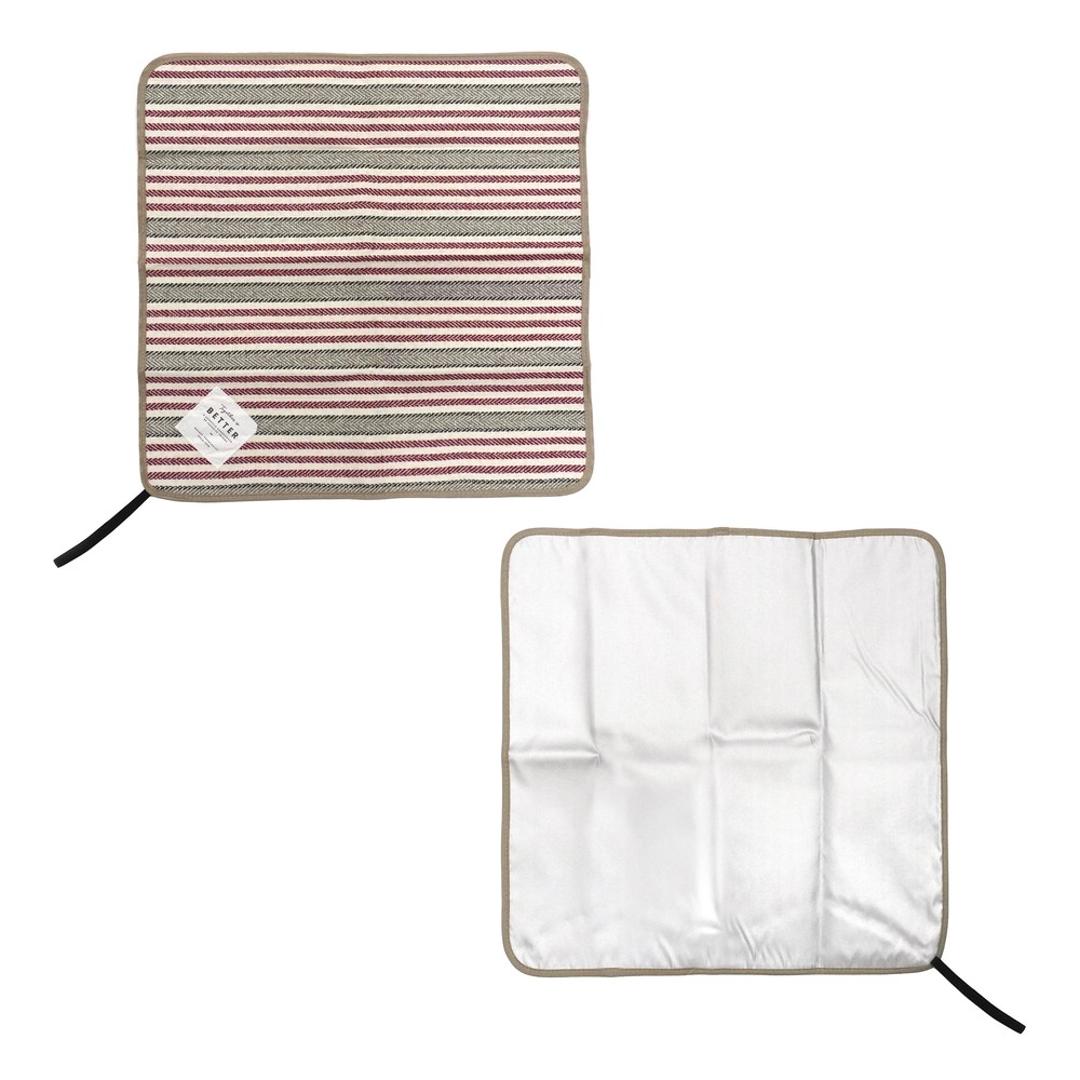 保冷 ランチクロス 通販 ランチマット 保温 お弁当 風呂敷 ふろしき お弁当包み 保冷ランチクロス 大人 ナフキン 弁当 敷物 ランチョンマット ランチボックス 包む おしゃれ シンプル ランチ オフィス ピクニック お弁当グッズ お弁当用品 キッチン用品 ストライプRD ・