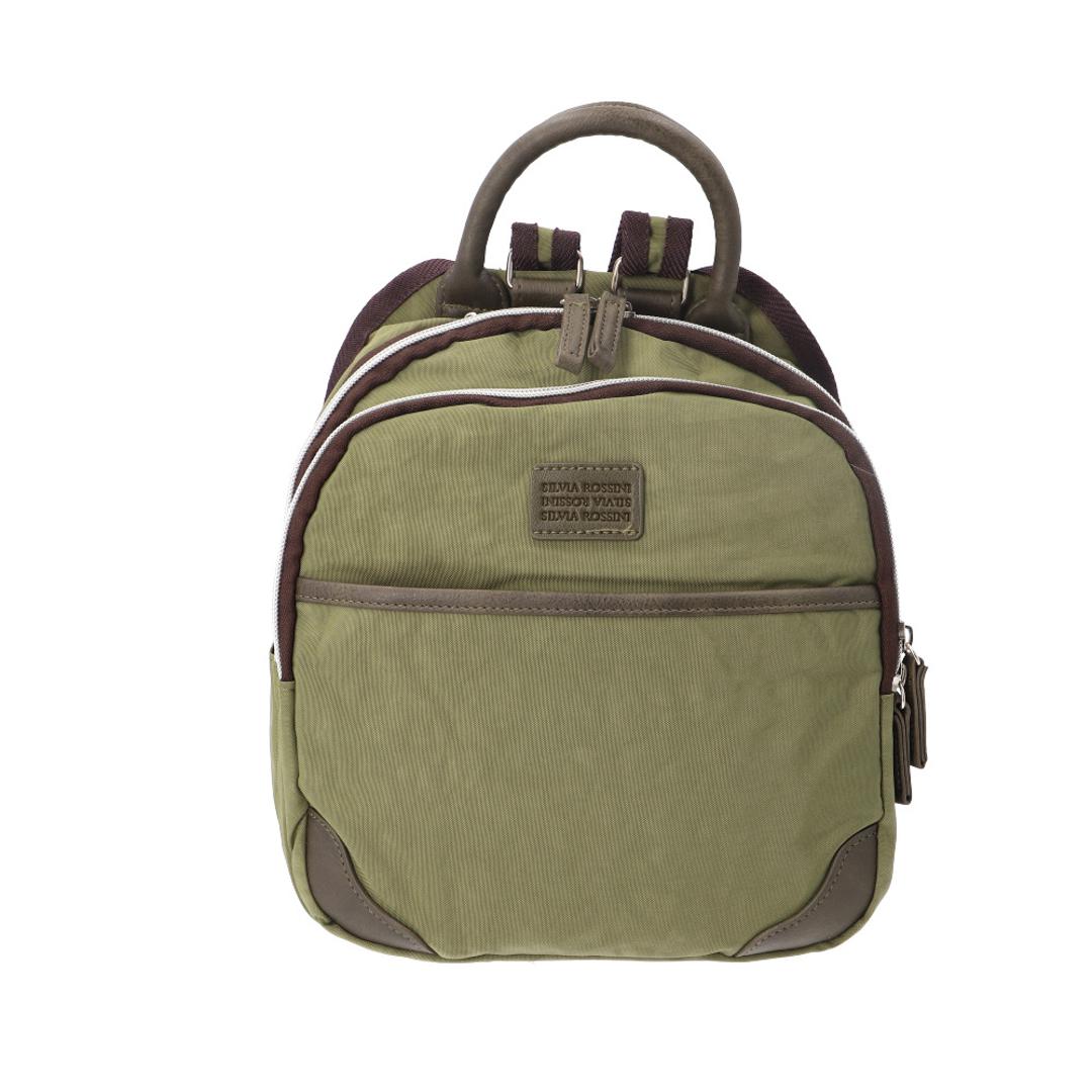 シアラ リュック bg200204 CIARA 通販 ミニリュック リュックサック 小さめ バックパック デイパック レディース 軽量 軽い 通勤 ナイロン 撥水 はっ水 おしゃれ シンプル 背面ポケット 旅行 サブバッグ ポケット 多い レディースバッグ カーキ ・