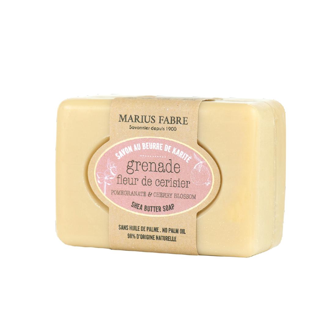 シアバター 石鹸 通販 石けん せっけん soap ビエンエトレ 100g ソープ ボディソープ ボディウォッシュ マリウスファーブル MARIUS FABRE ボディケア スキンケア 乾燥肌 保湿 体 しっとり 贈り物 ギフト ザクロ&サクラ ・