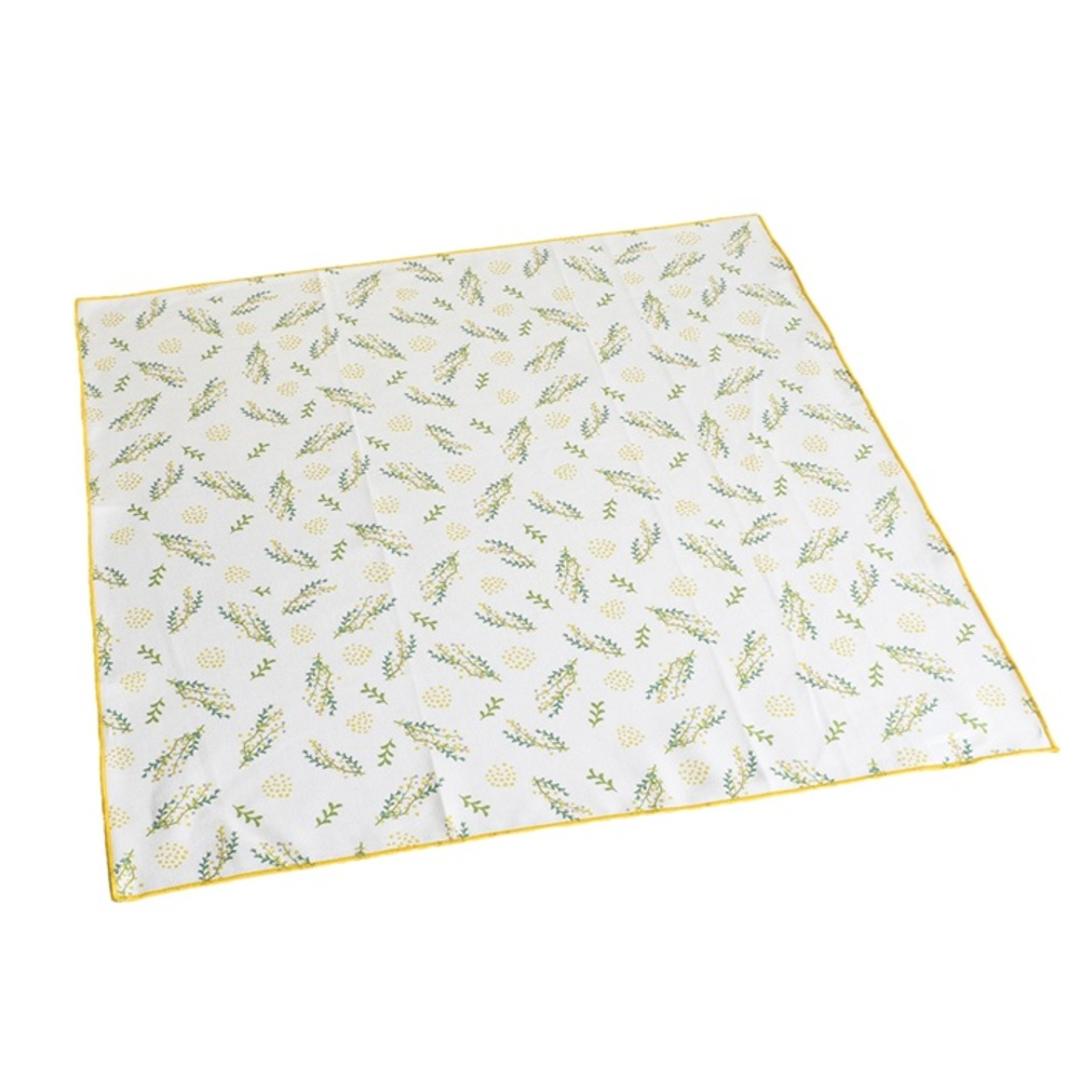 お弁当包み ハンカチ 通販 日本製 ランチクロス お弁当クロス ランチョンマット ナフキン 小風呂敷 おしゃれ 大人 かわいい 風呂敷 ふろしき 45cm 綿100% 総柄 女の子 女性 女子 中学生 高校生 小学生 プレゼント プチギフト キッチン用品 ミモザ ・