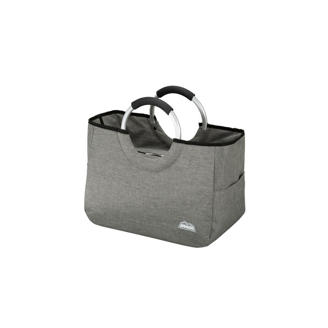 保冷バッグ トート 通販 エコバッグ レジカゴ 保冷トートバッグ 保冷バック 保冷 保温 トートバッグ 大容量 大型 買い物 軽量 軽い 自立 ショッピングバッグ レジャー アウトドア お弁当 BOCCA ボッカ CBジャパン アッシュグレー ・