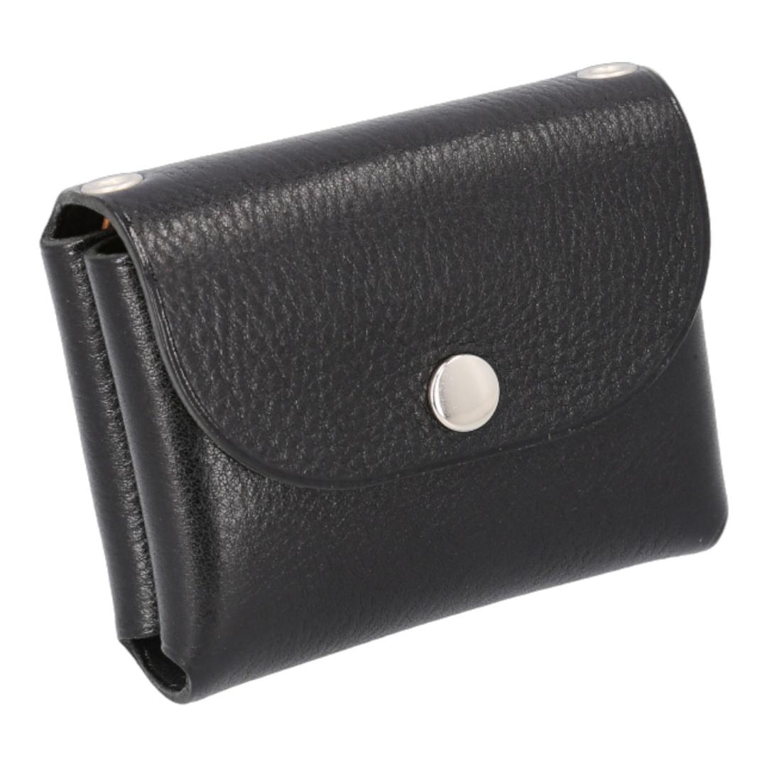 ミニ財布 ミニウォレット 日本製 通販 小銭入れあり お札入れ 本革 レザー メンズ レディース コンパクトウォレット お財布 ショルダーベルト レザーウォレット アウトドア レジャー おしゃれ シンプル 無地 男女兼用 小さめ カジュアル ギフト 贈り物 BLACK ・