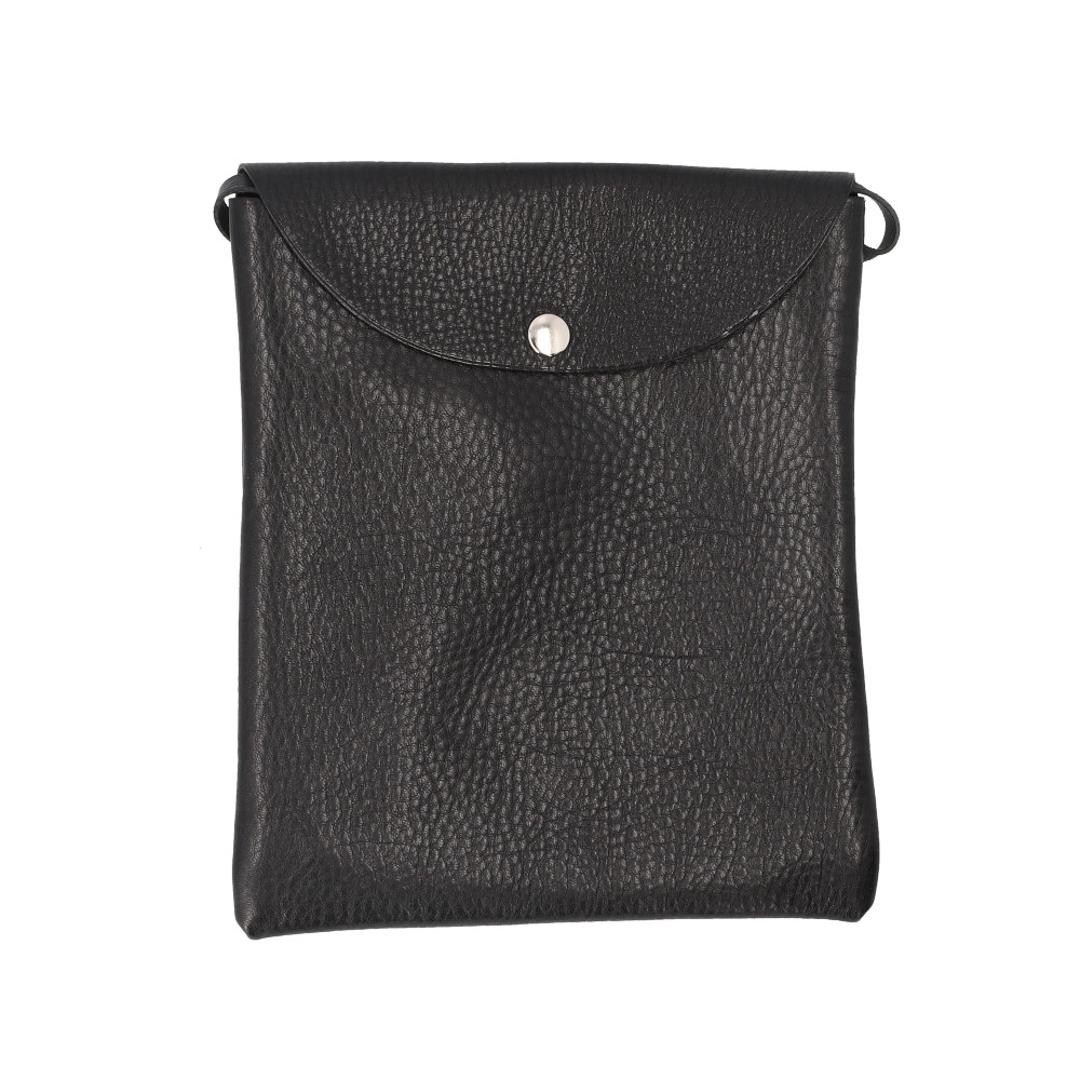 ショルダーバッグ 日本製 メンズ 通販 サコッシュ レディース レザー 本革 肩掛け レザーバッグ 斜めがけ 斜め掛け バッグ 小さめ 軽量 軽い おしゃれ シンプル カジュアル 無地 男女兼用 アウトドア スリム 薄い レジャー ギフト 贈り物 BLACK ・