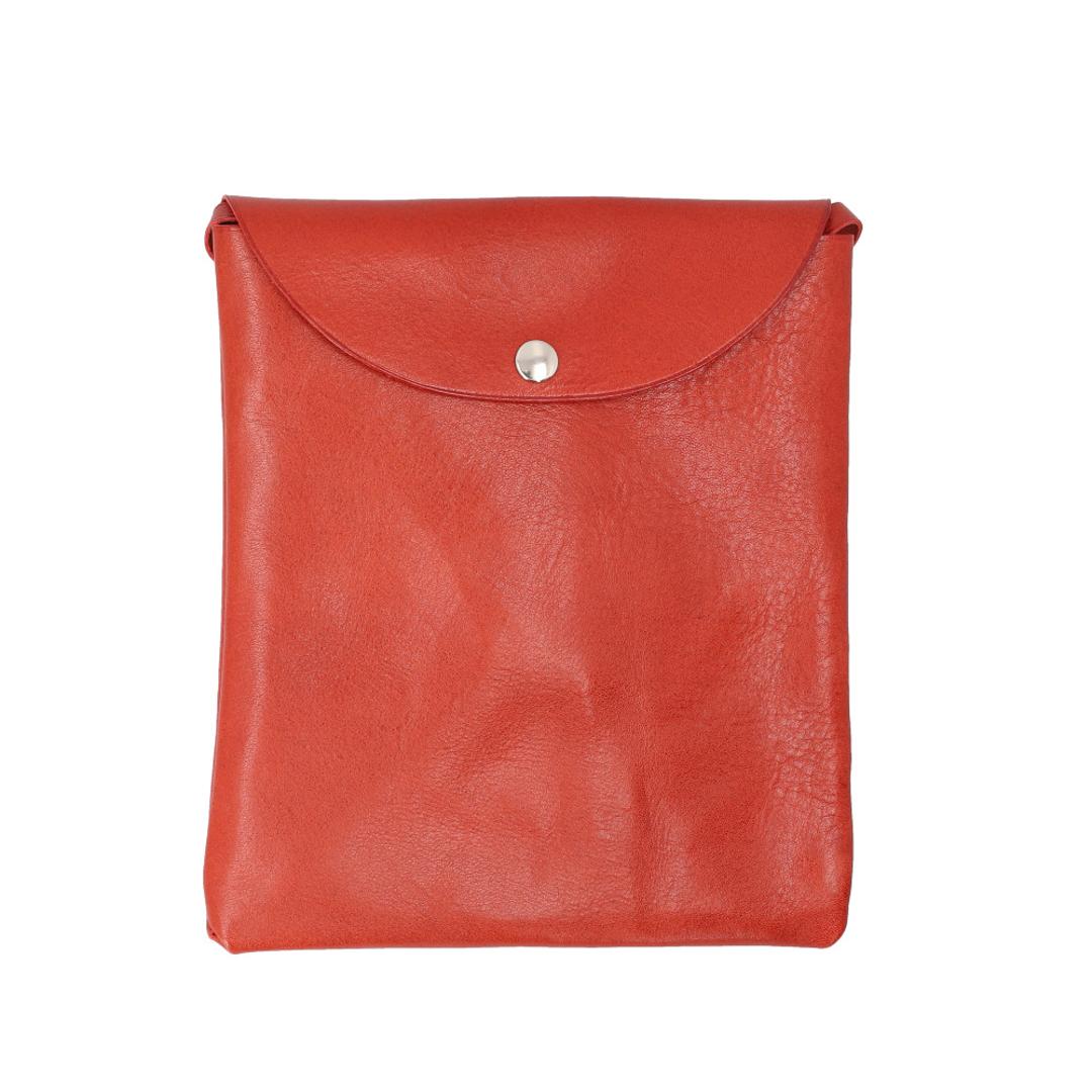 ショルダーバッグ 日本製 メンズ 通販 サコッシュ レディース レザー 本革 肩掛け レザーバッグ 斜めがけ 斜め掛け バッグ 小さめ 軽量 軽い おしゃれ シンプル カジュアル 無地 男女兼用 アウトドア スリム 薄い レジャー ギフト 贈り物 RED ・