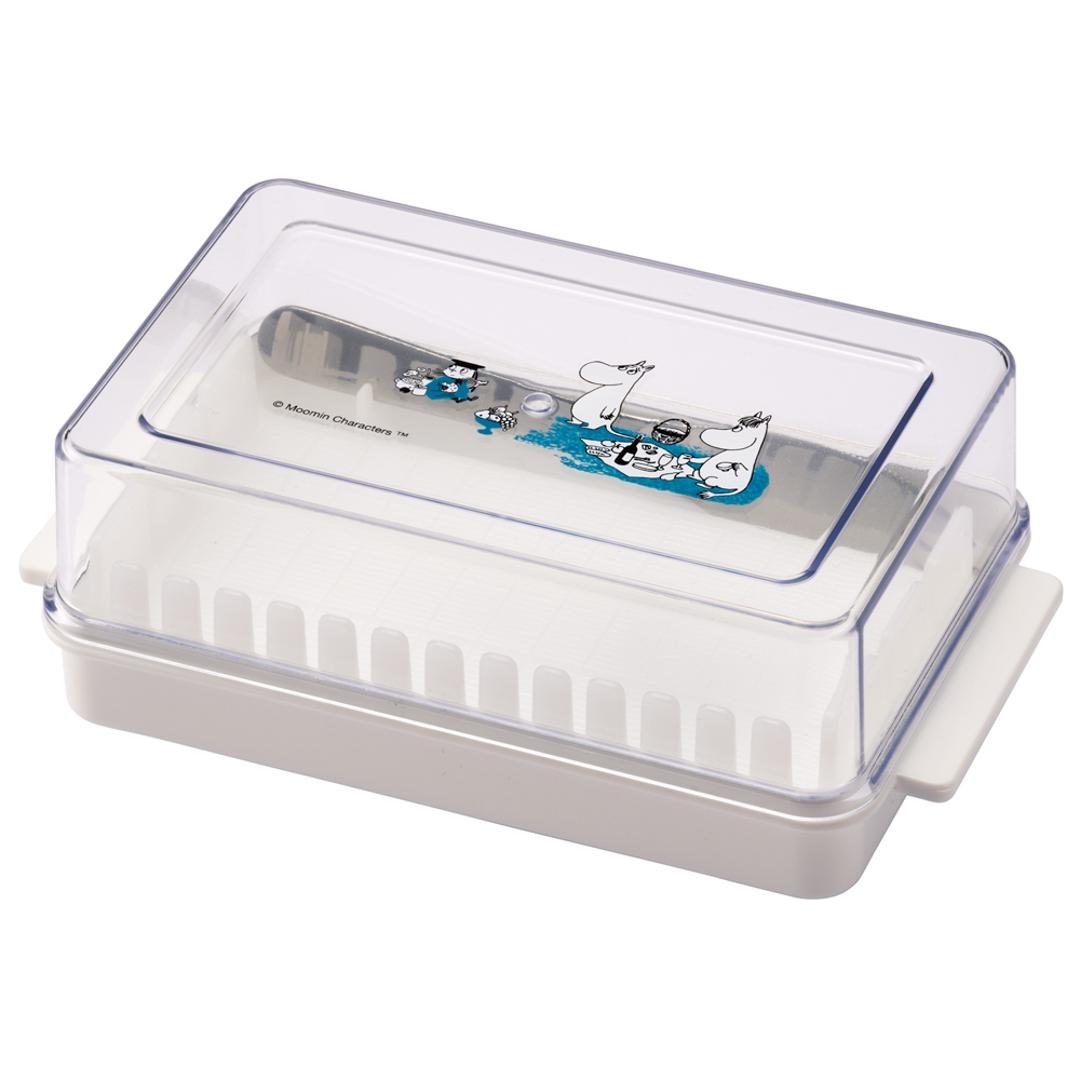 スケーター バターケース カッティングガイド付 通販 日本製 バター容器 バター ケース ガイド付き ナイフ付き カット 5g skater BTG1N キャラクター 女の子 男の子 贈り物 ギフト 簡単 便利 かわいい おしゃれ ムーミン/キッチン ・