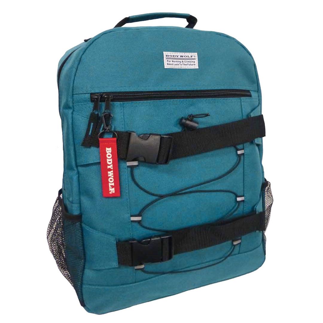 リュック メンズ カジュアル 通販 メンズリュック バックパック リュックサック 大容量 多機能 通勤 通学 ビジネス レディース 大人 スケートボード おしゃれ 防災 アウトドア キャンプ 旅行 登山 BODY WOLF ボディウルフ 贈り物 ギフト ブルーグレー ・
