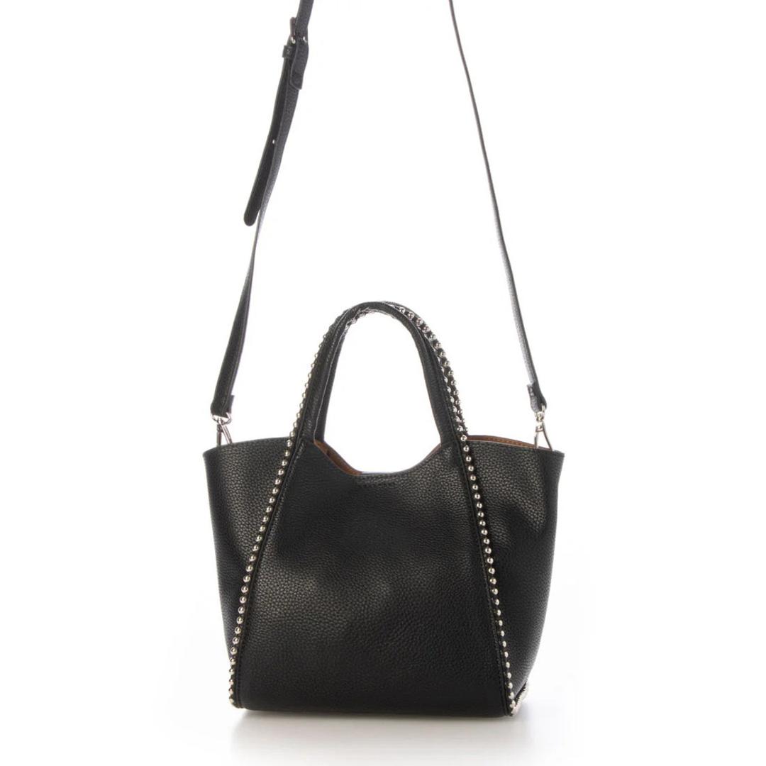 cachecache カシュカシュ トートバッグ ミニ 2way 通販 ミニトート トートバック トート 手提げ 肩掛け ショルダー ショルダーバッグ ショルダーバック ミニトートバッグ ミニトートバック レディース シンプル 無地 きれいめ カジュアル ブラック ・