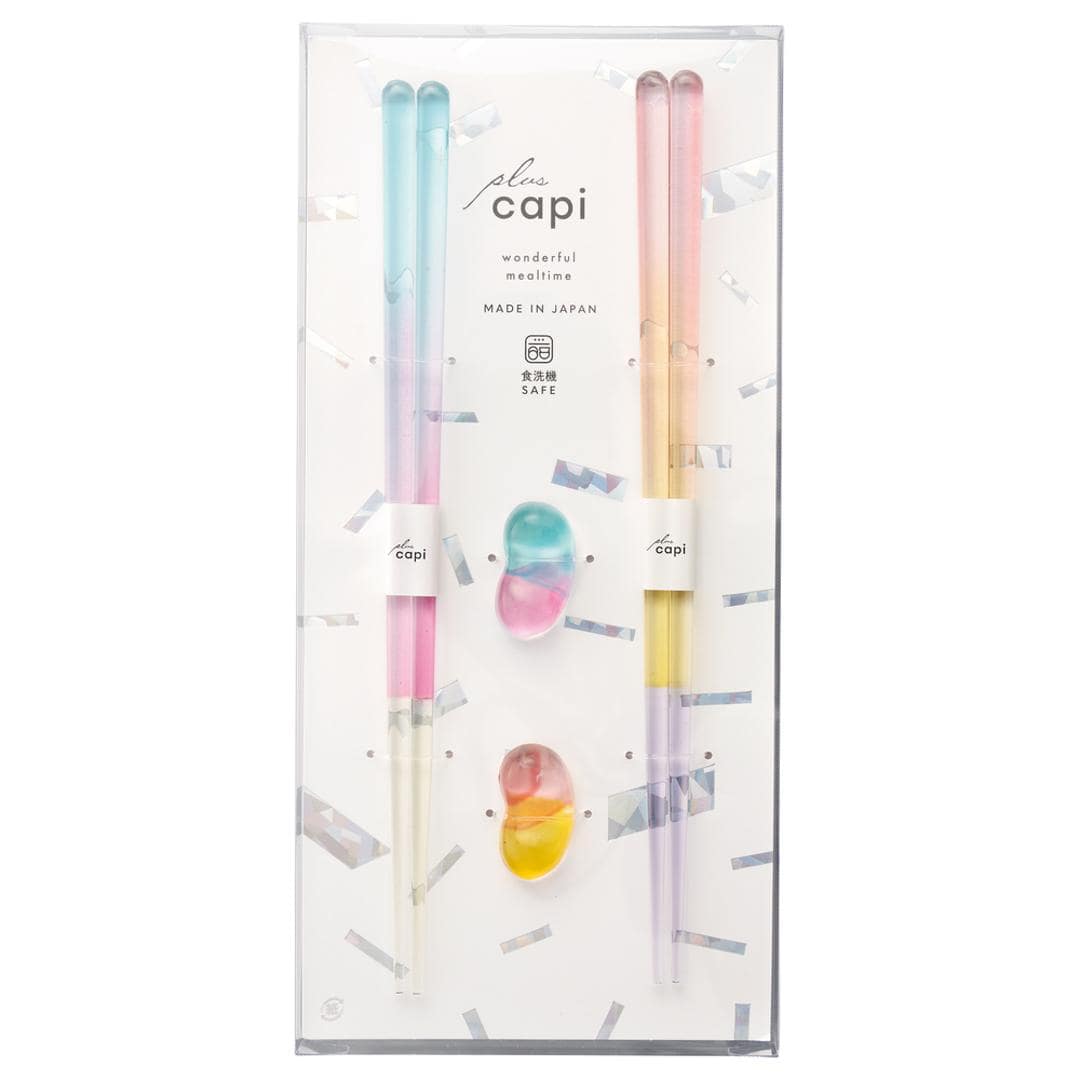 夫婦箸 箸置き セット 通販 日本製 夫婦 箸 ペア箸 23cm お箸セット お箸 ギフト ガラス箸置き ギフト 贈り物 箸のみ食洗機対応 プラスチック製 透明 クリア おしゃれ かわいい 大人 お揃い 結婚祝い 結婚 お祝い 和食器 食器 キッチン用品 ブルーXピンク ・