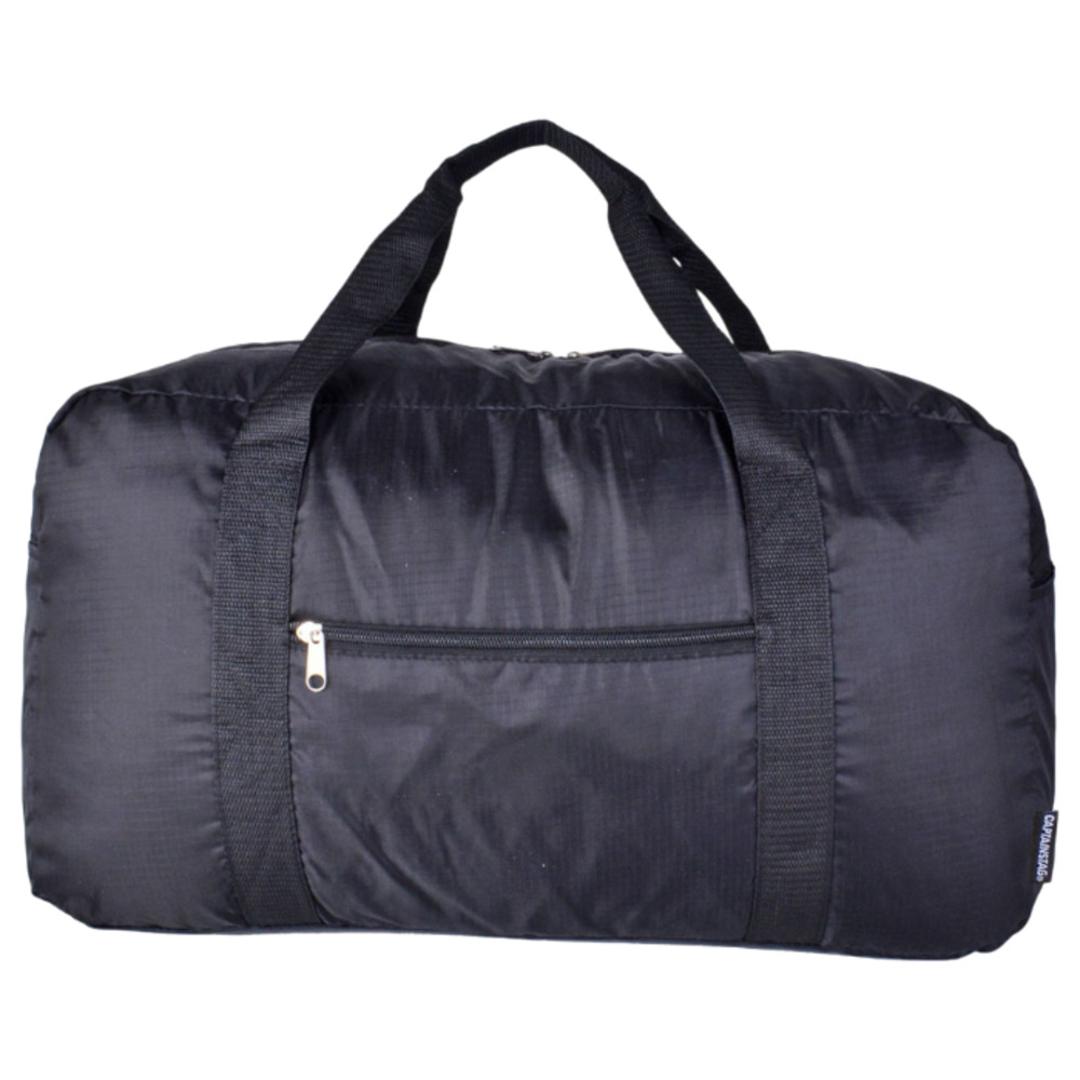 ボストンバッグ 折りたたみ 大容量 通販 キャリーオンバッグ 40L ボストンバック 折り畳み パッカブル バッグ キャプテンスタッグ 1336 CAPTAIN STAG サブバッグ 軽量 エコバッグ おしゃれ かわいい コンパクト 旅行 ブランド ポリエステル ブラック ・