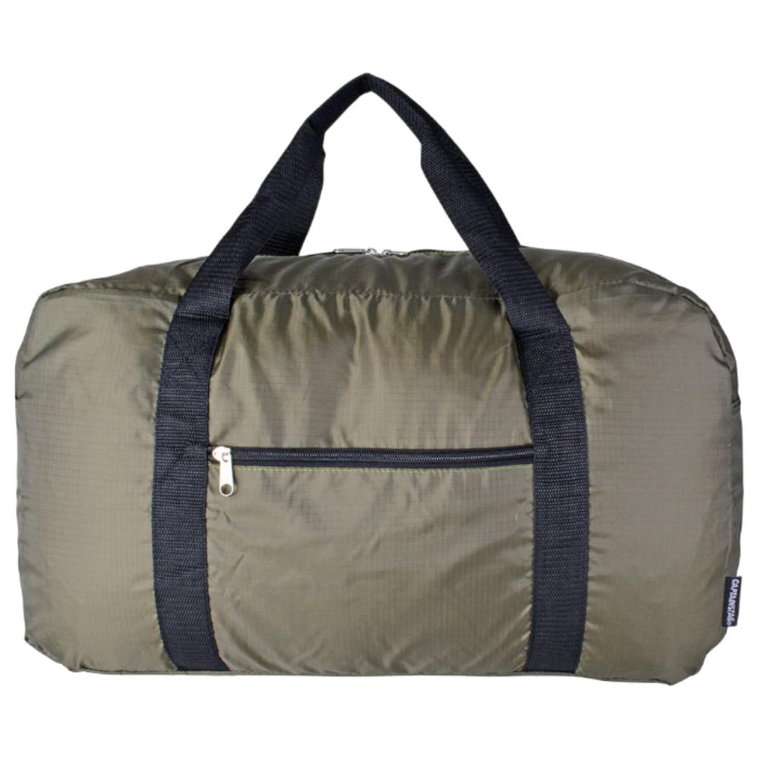 ボストンバッグ 折りたたみ 大容量 通販 キャリーオンバッグ 40L ボストンバック 折り畳み パッカブル バッグ キャプテンスタッグ 1336 CAPTAIN STAG サブバッグ 軽量 エコバッグ おしゃれ かわいい コンパクト 旅行 ブランド ポリエステル カーキ ・