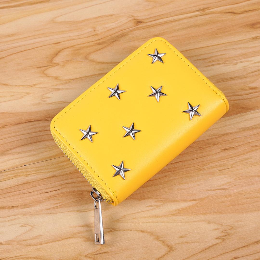 カードケース カード入れ 通販 コンパクト じゃばら 財布 サイフ お財布 ミニ ミニ財布 小さめ コインケース お札入れ お札 カード 名刺 レディース かわいい イエロー ・