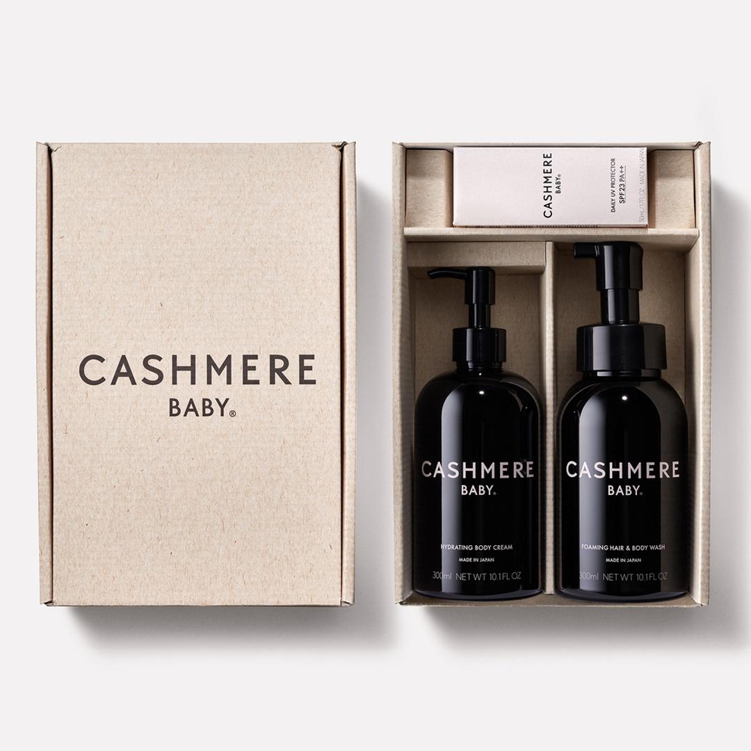 ベビー スキンケア ギフト 通販 出産祝い ギフトセット 赤ちゃん こども CASHMERE BABY カシミヤベビー デイリーUVスキンケアギフト 日焼け止め ベビー用 ベビークリーム ベビーソープ ベビーシャンプー ベビースキンケア ヘルスケア 衛生用品 スキンケアギフト ・