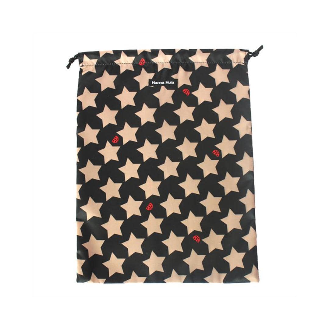 ハンナフラ Hanna Hula 巾着袋 通販 消臭巾着L 巾着 ポーチ おむつポーチ 消臭ポーチ おしゃれ 大人 かわいい 消臭 抗菌 シューズ入れ 上履き入れ 体操着 体操服 幼稚園 保育園 小学校 出産祝い 子ども 子供 こども キッズ ベビー ベビー用品 CDS-L おむつ用品 ロックスターブラック ・